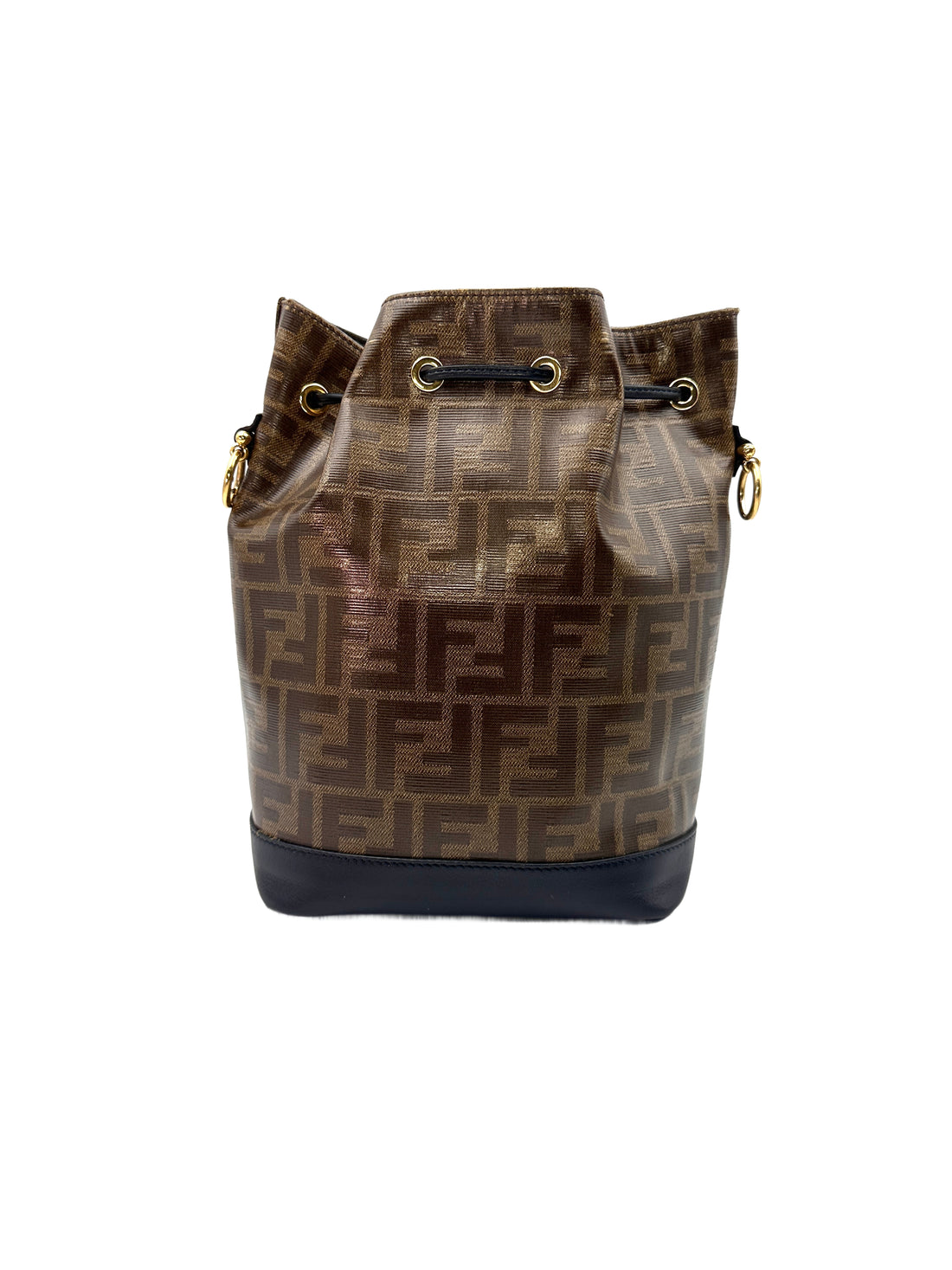 Fendi Mon Tresor FF Logo Bucket Bag FF80-1