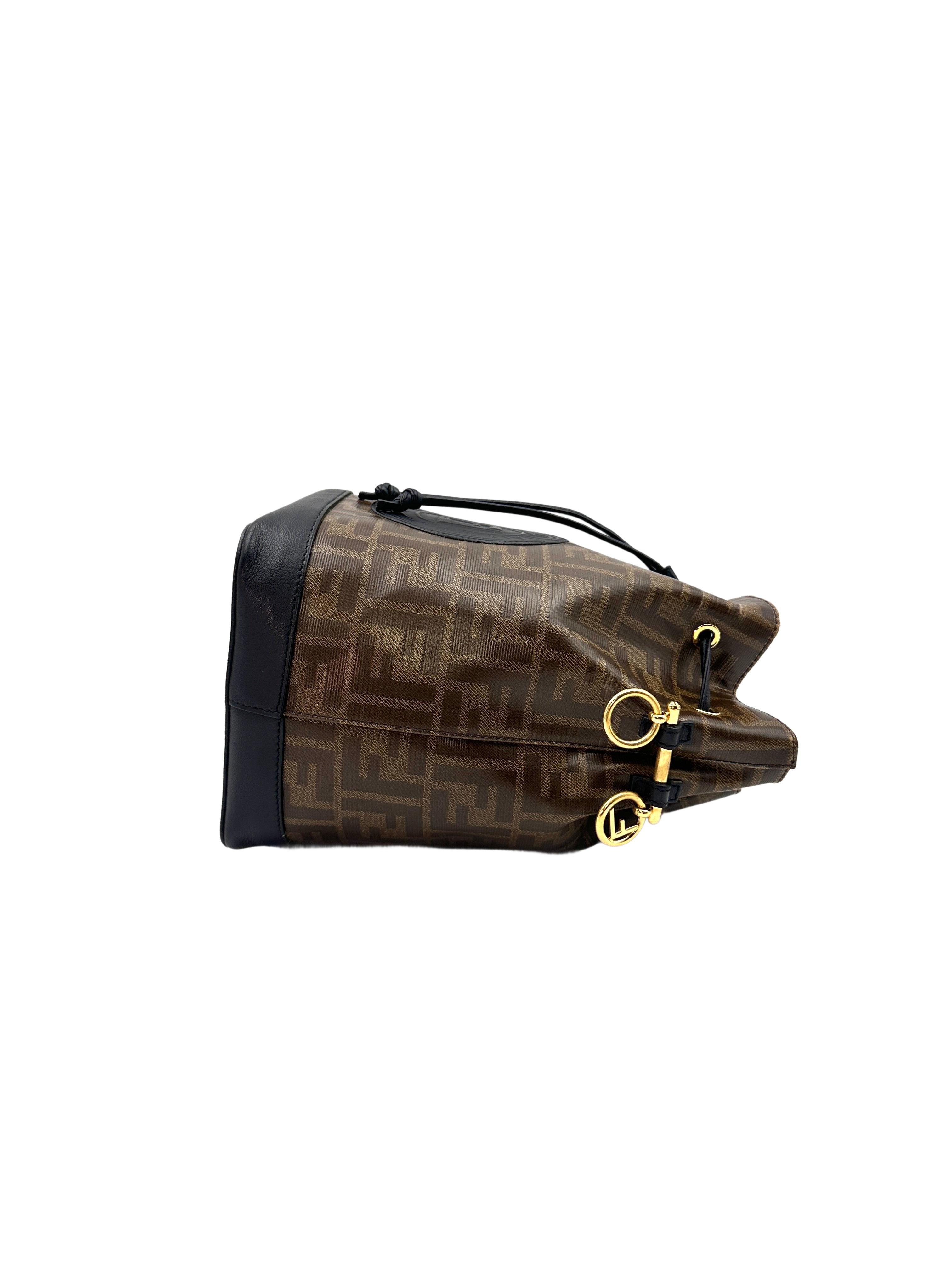 Fendi Mon Tresor FF Logo Bucket Bag FF80-1