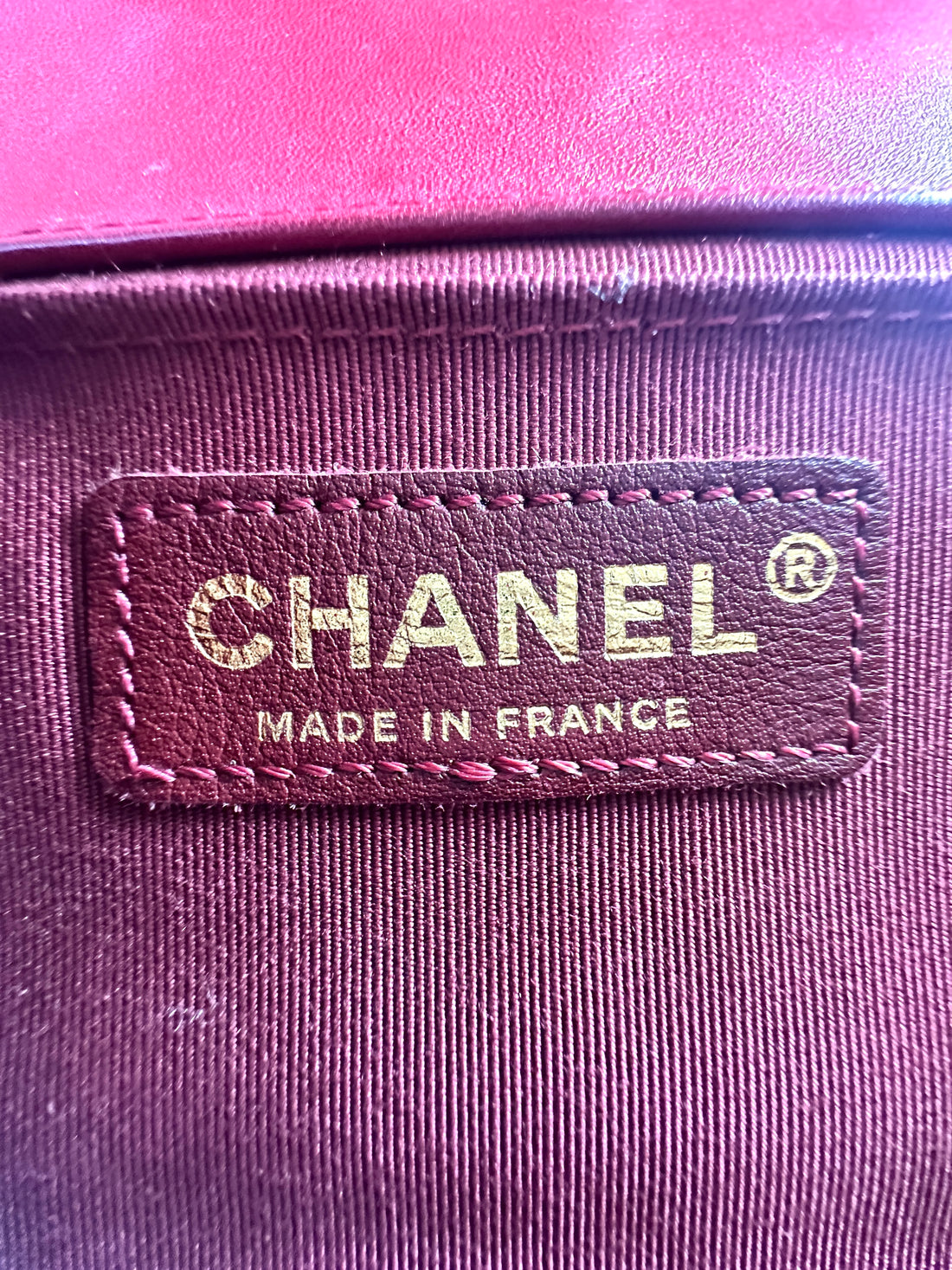 Chanel LeBoy Red Quilted Leather Crossbody Bag with Gold Buckle(19***32) CC1140