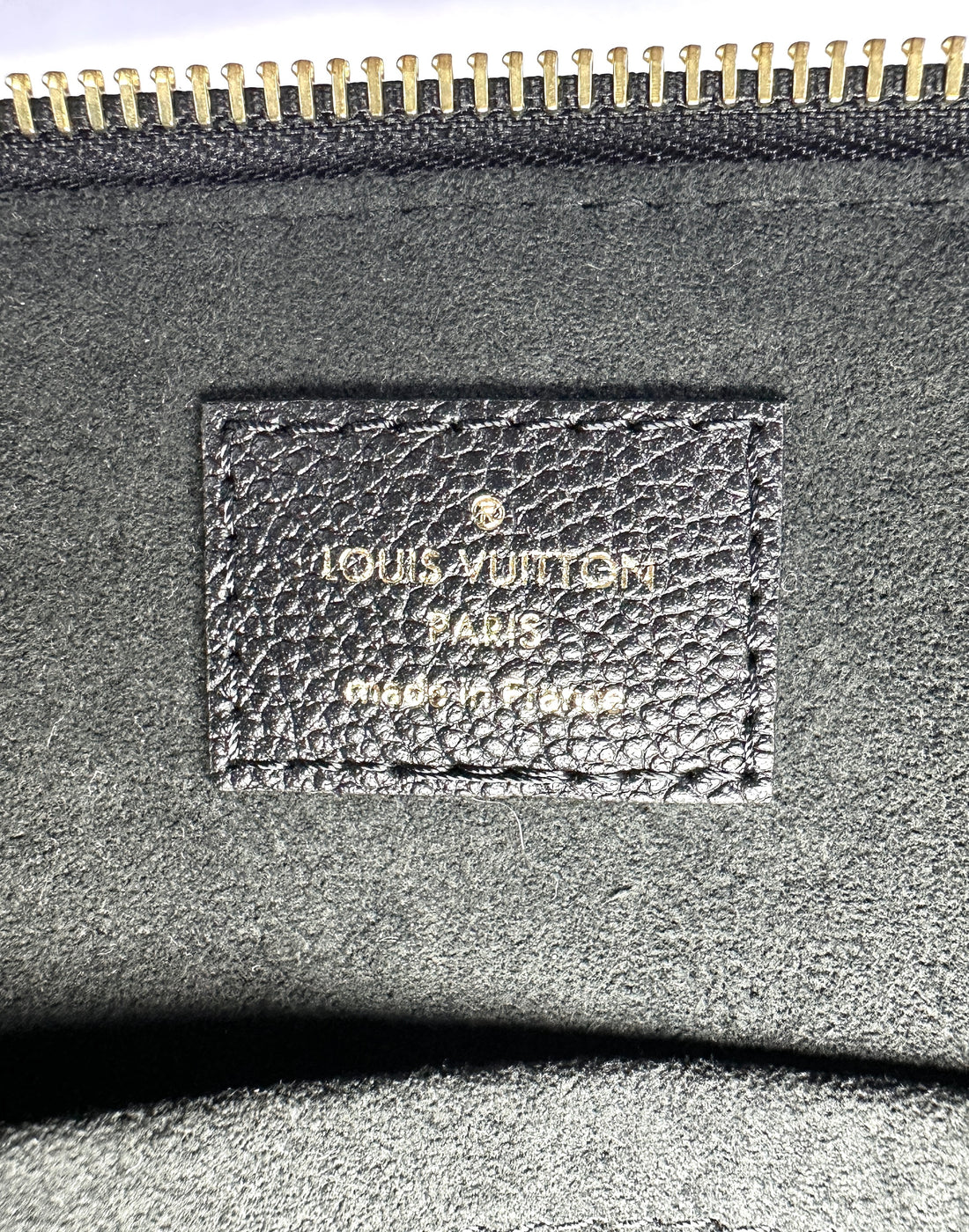 Louis Vuitton Petit Palais PM Black Beige Bicolor Monogram Handle Bag LV1688