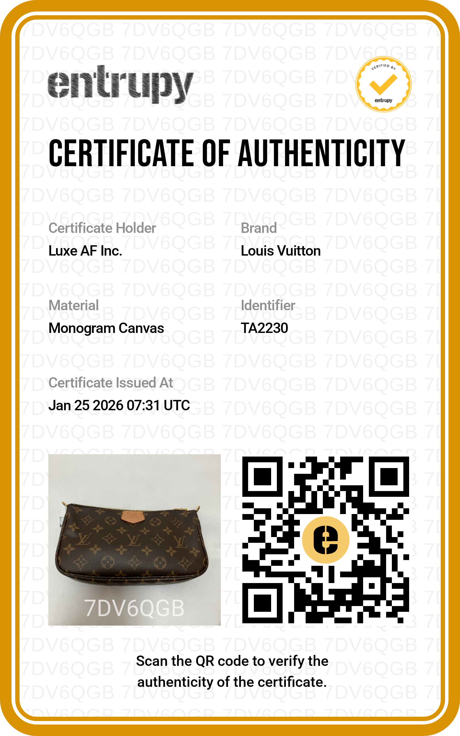 Louis Vuitton Multi Pochette Accessoires Monogram Crossbody Bag LV1697