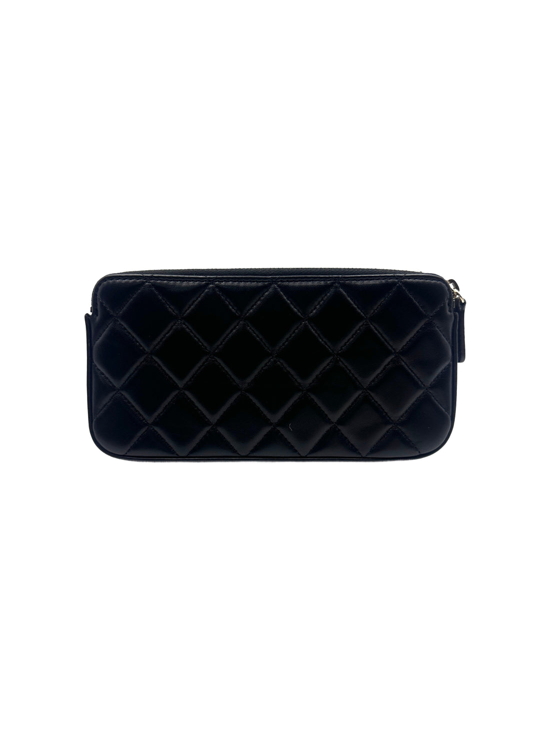 Chanel Camellia Black Quilted Leather Wallet On Chain Shoulder Bag(27***83) CC1193