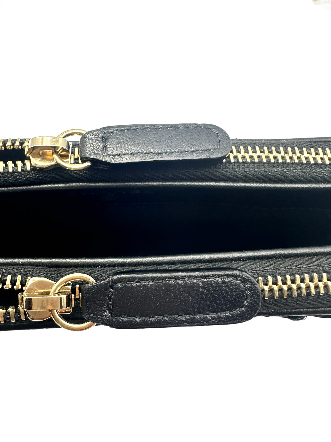 Chanel Camellia Black Quilted Leather Wallet On Chain Shoulder Bag(27***83) CC1193