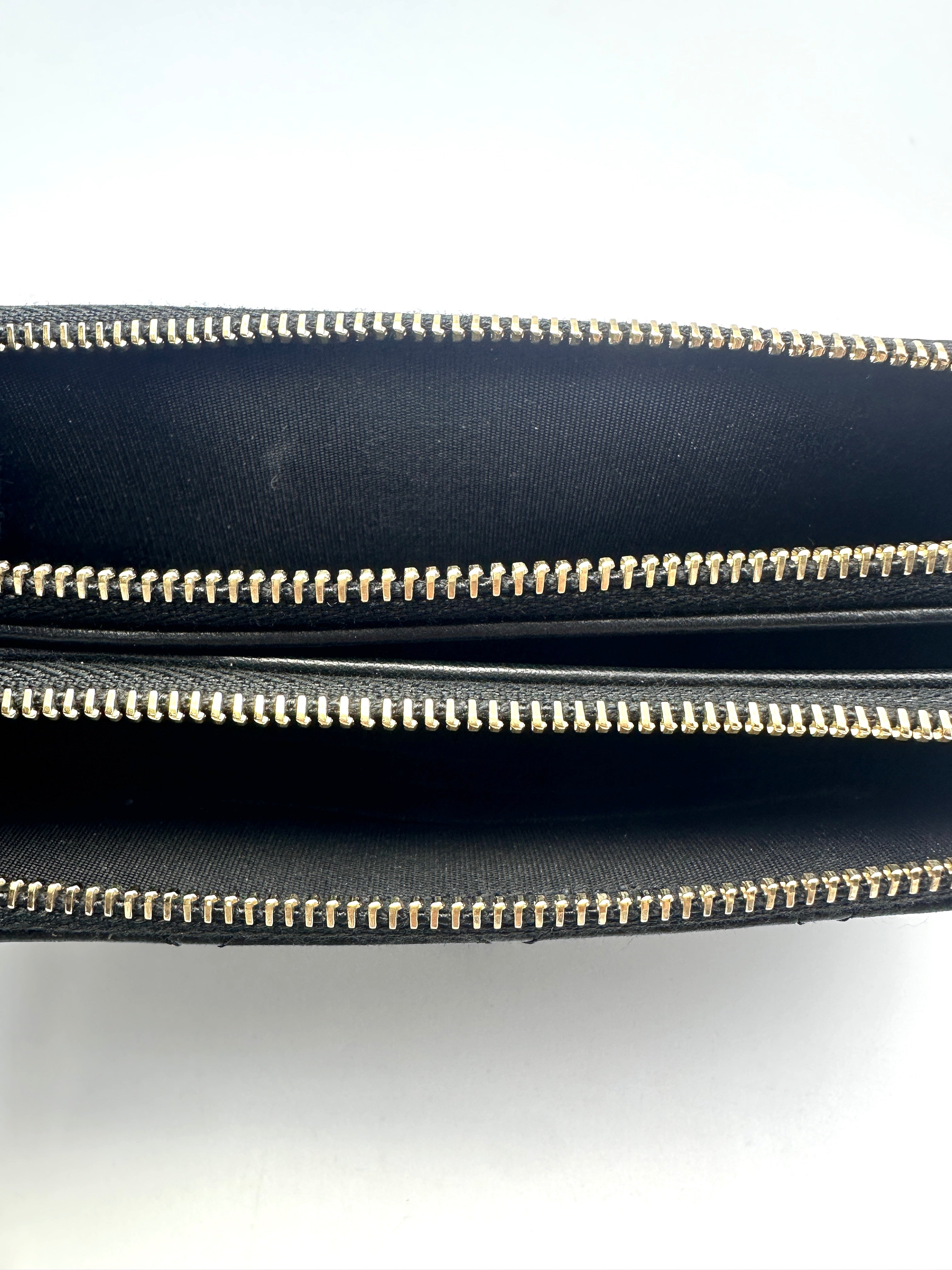 Chanel Camellia Black Quilted Leather Wallet On Chain Shoulder Bag(27***83) CC1193