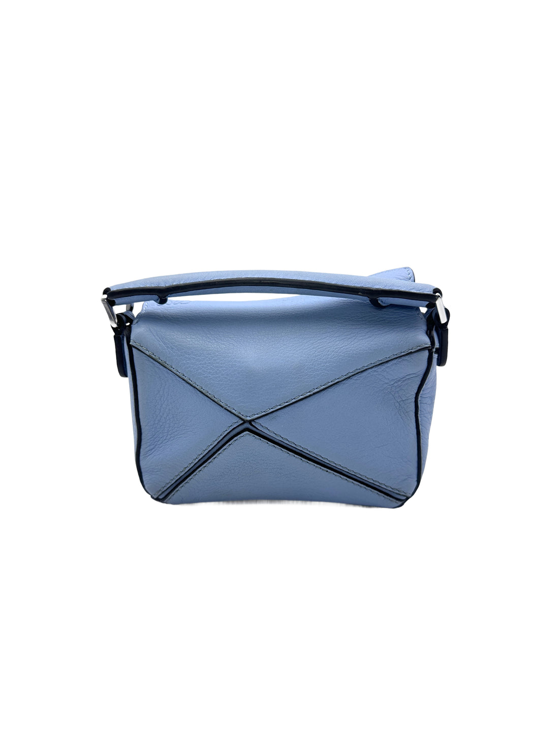 Loewe Blue Puzzle Mini Leather Bag LW66