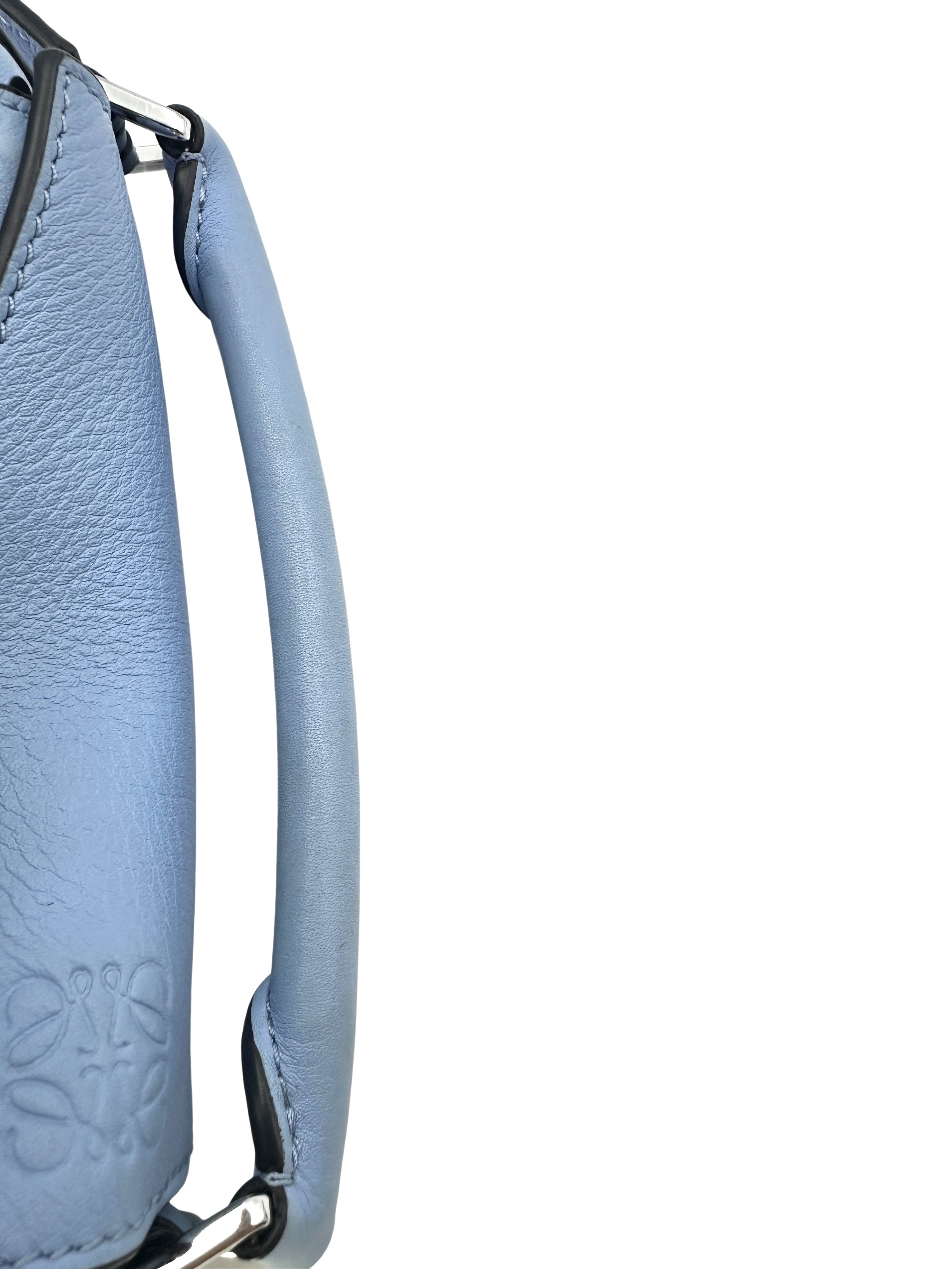Loewe Blue Puzzle Mini Leather Bag LW66