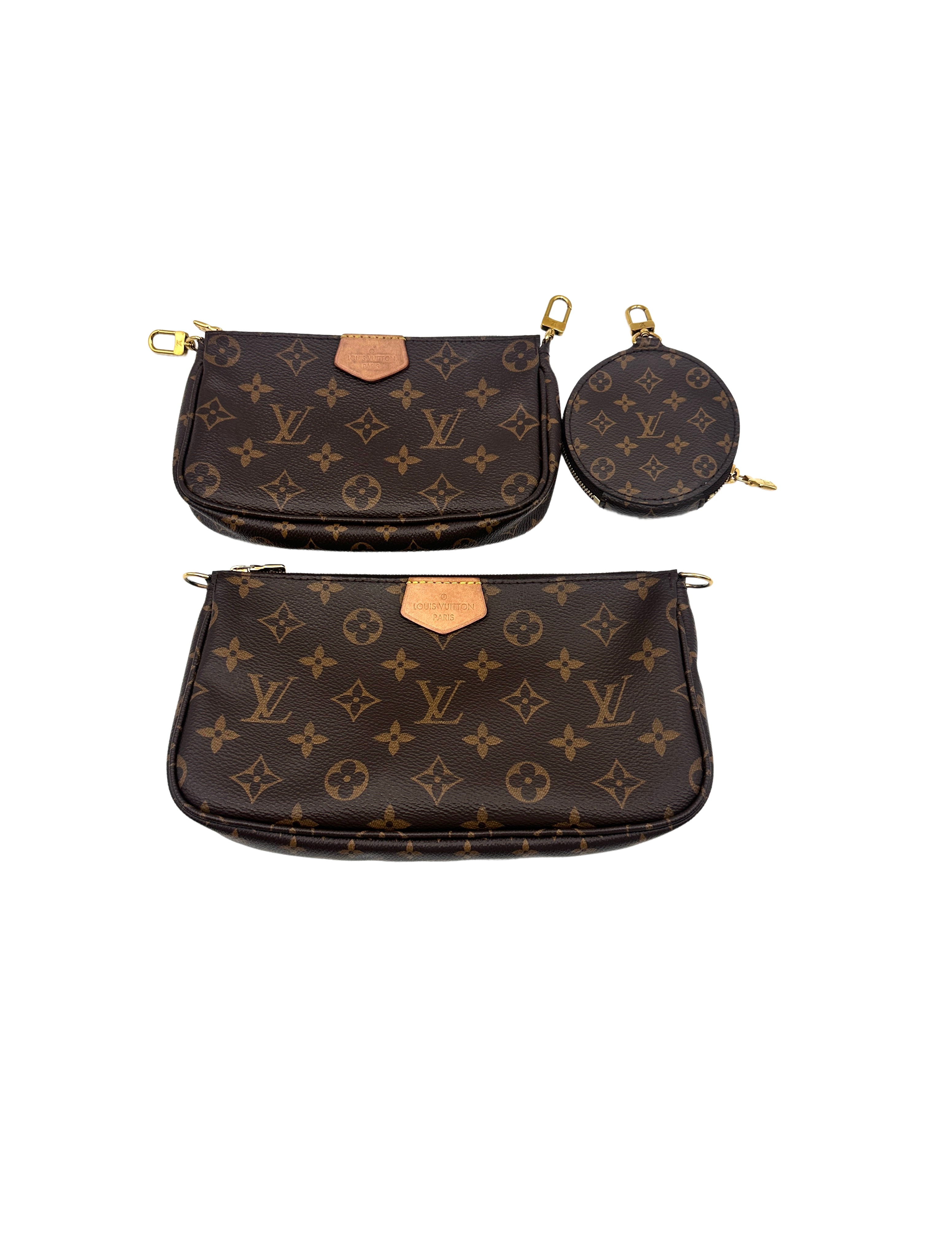 Louis Vuitton Multi Pochette Accessoires Monogram Crossbody Bag LV1697