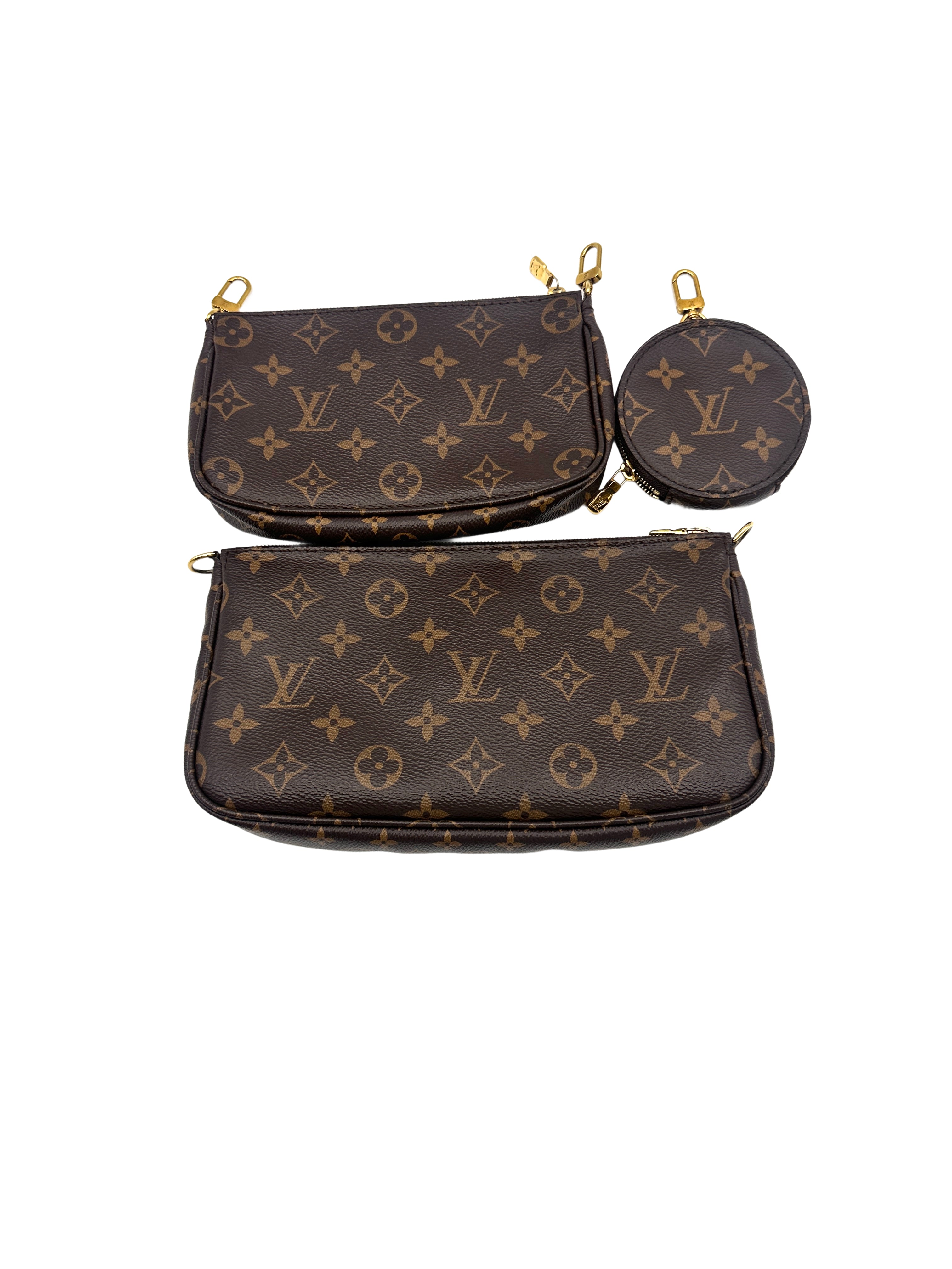 Louis Vuitton Multi Pochette Accessoires Monogram Crossbody Bag LV1697