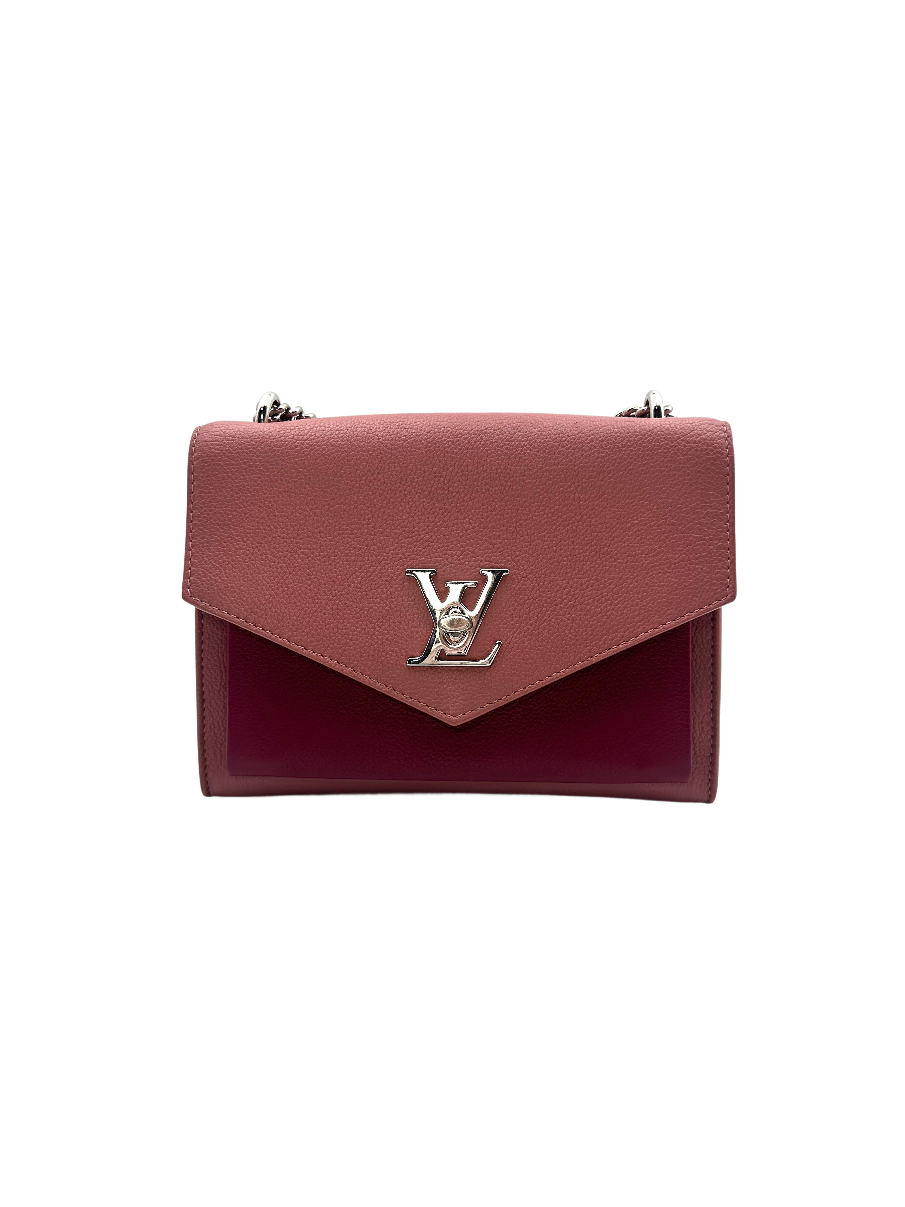 Louis Vuitton Pink Mylockme BB Leather Shoulder Crossbody Bag LV1723