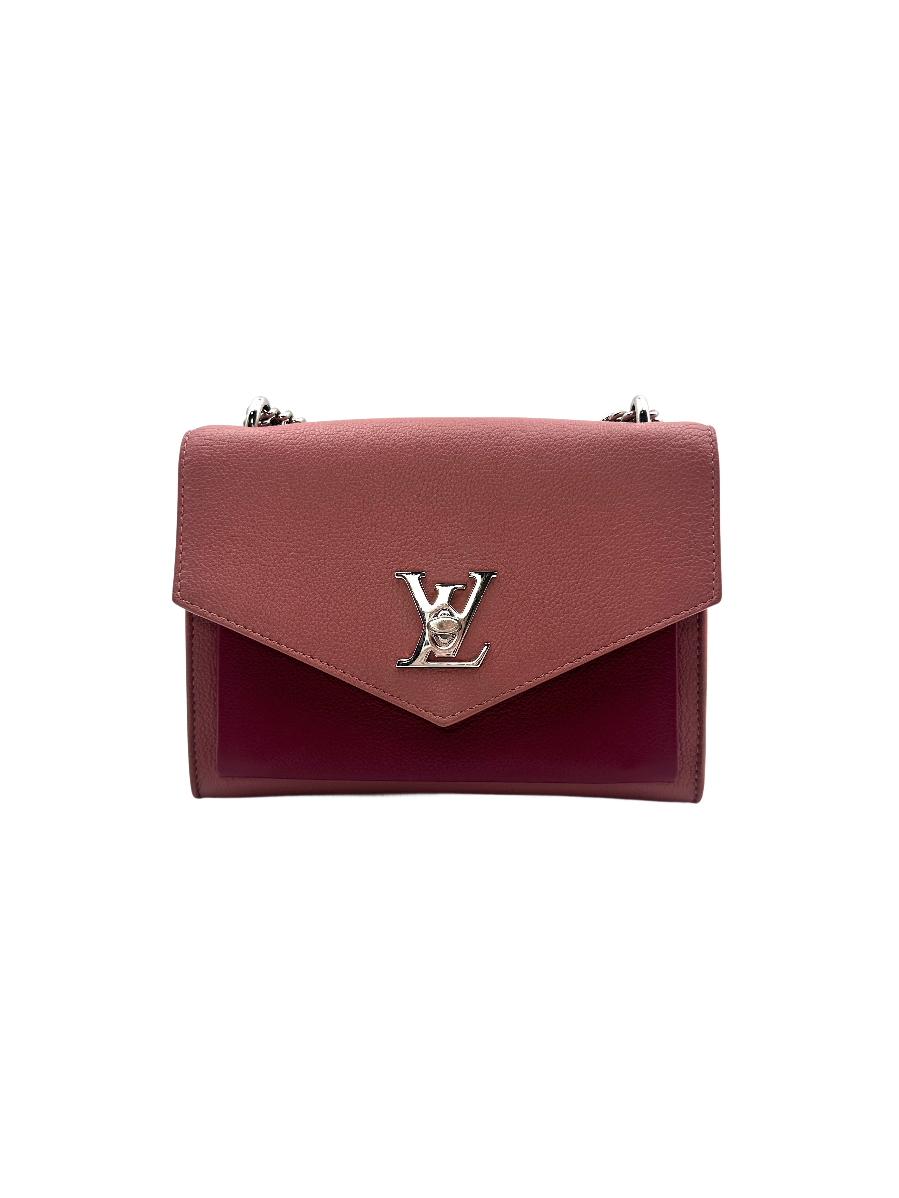 Louis Vuitton Pink Mylockme BB Leather Shoulder Crossbody Bag LV1723