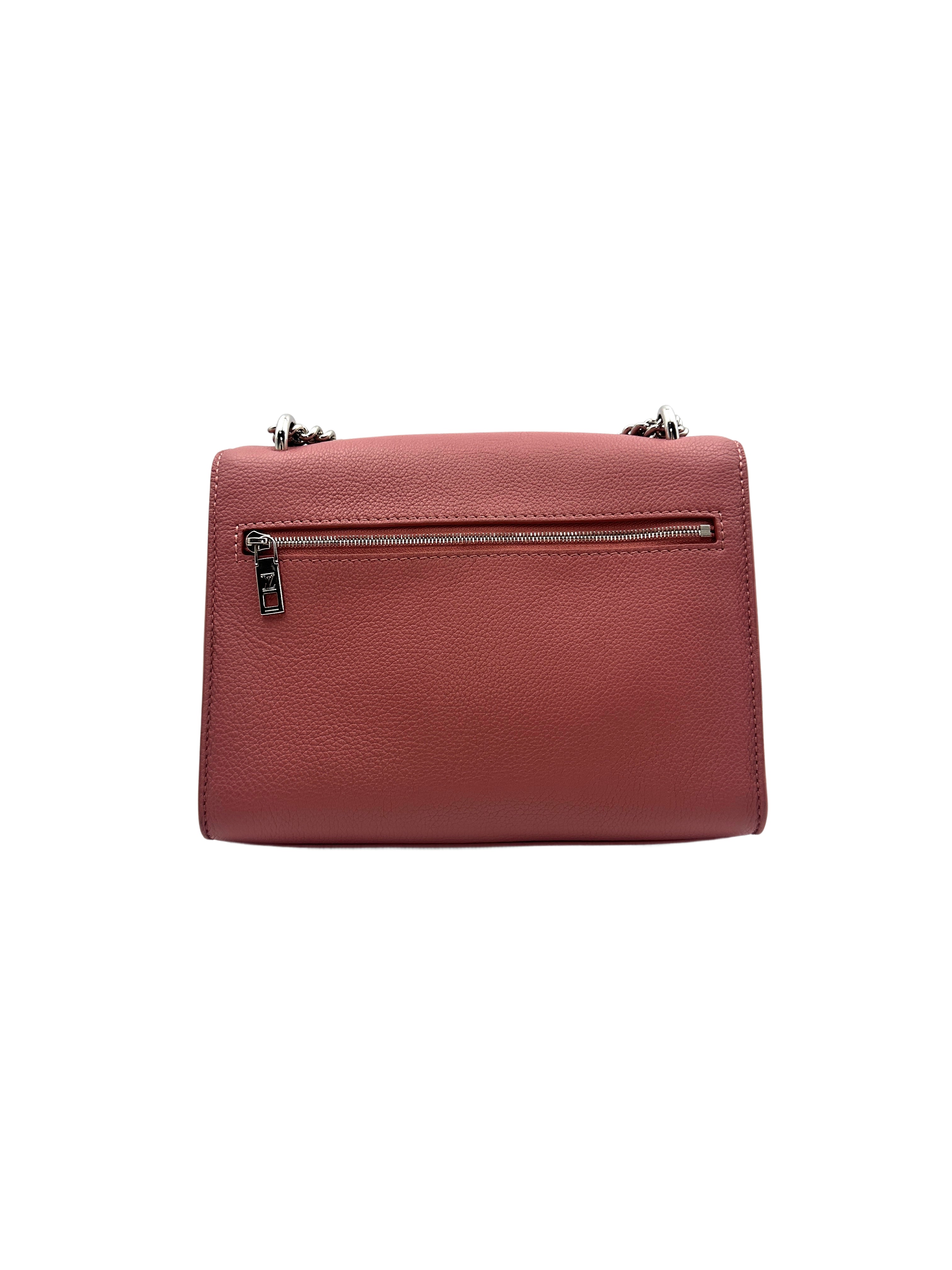 Louis Vuitton Pink Mylockme BB Leather Shoulder Crossbody Bag LV1723