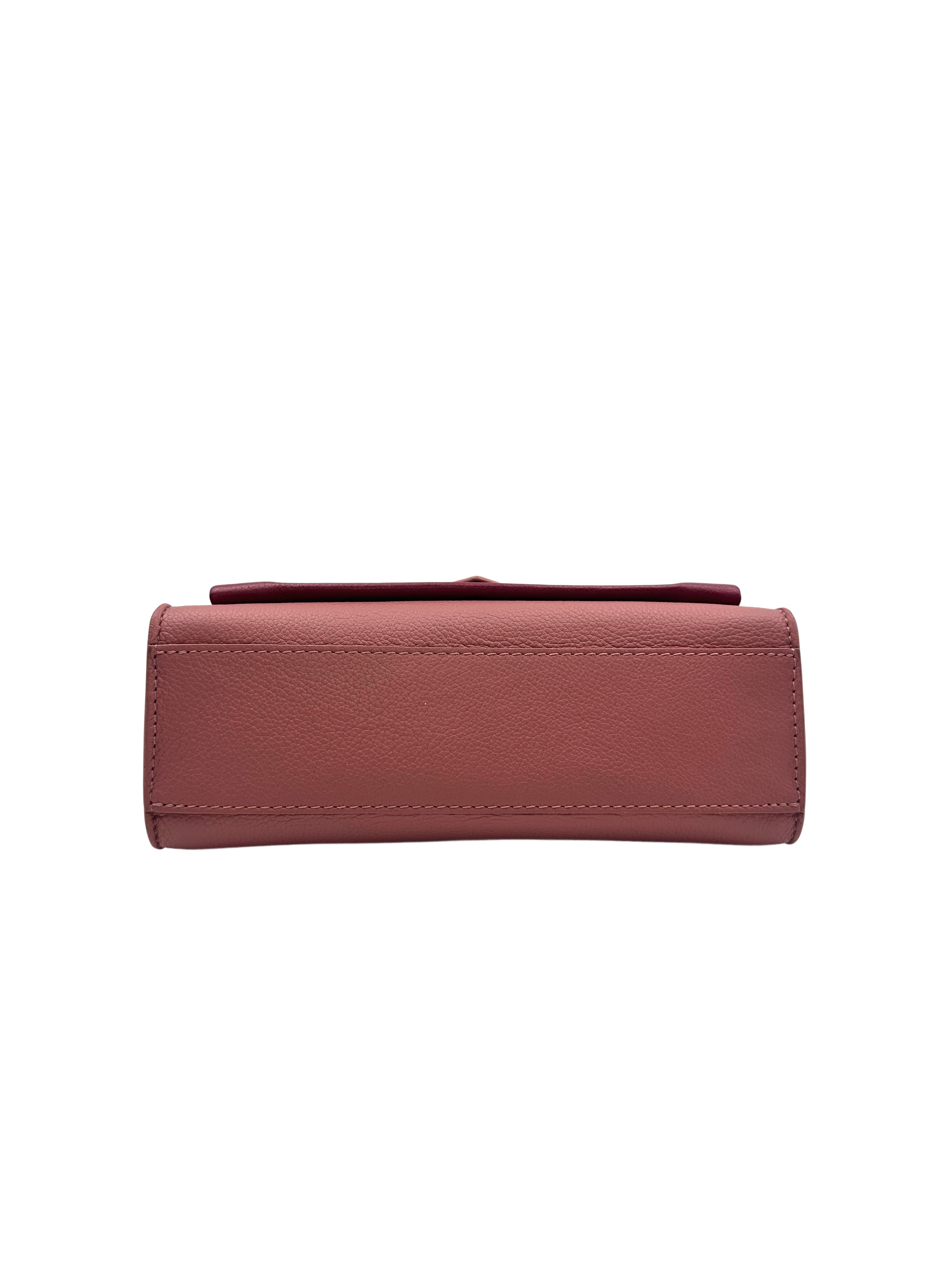 Louis Vuitton Pink Mylockme BB Leather Shoulder Crossbody Bag LV1723