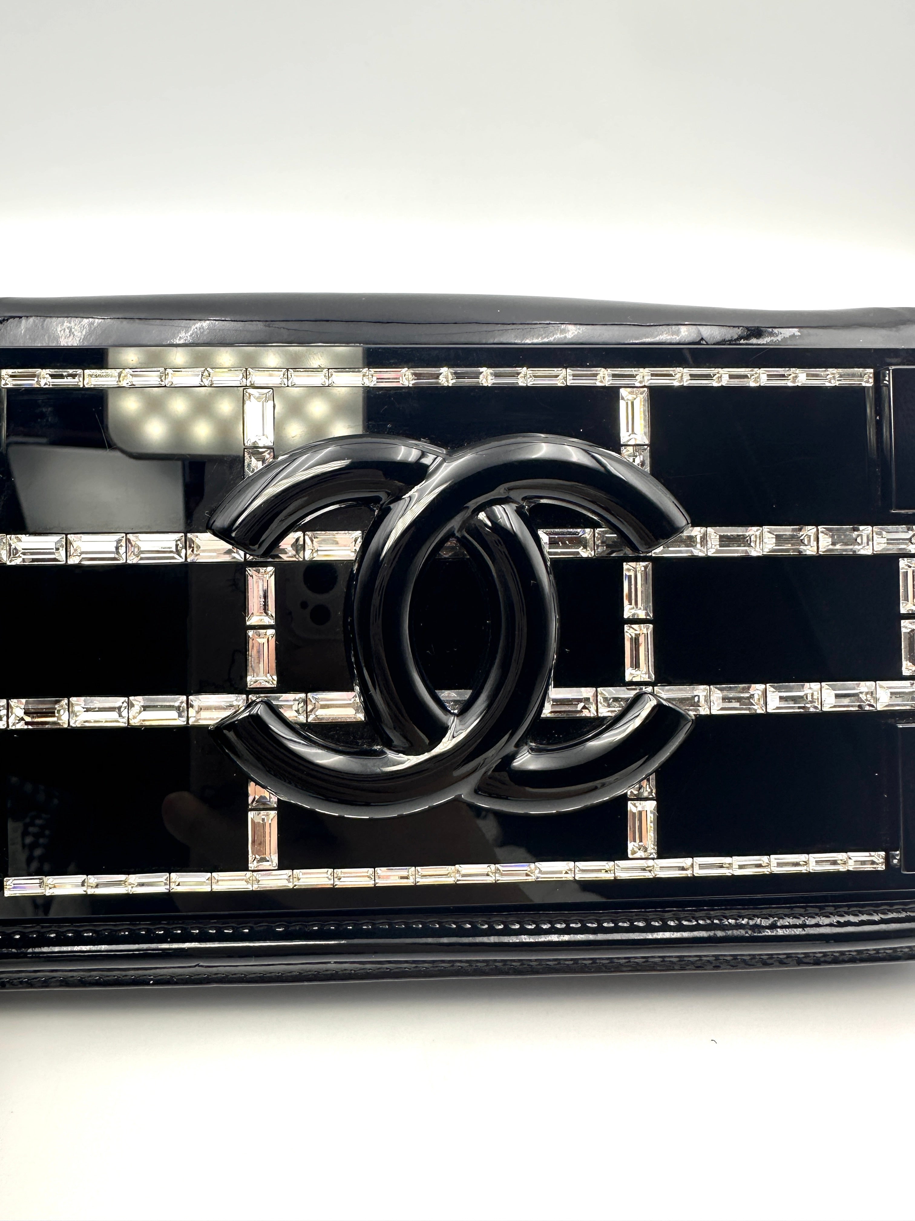 Chanel Black Boy Brick Horizontal Flap Crossbody Bag(20***28) CC1196