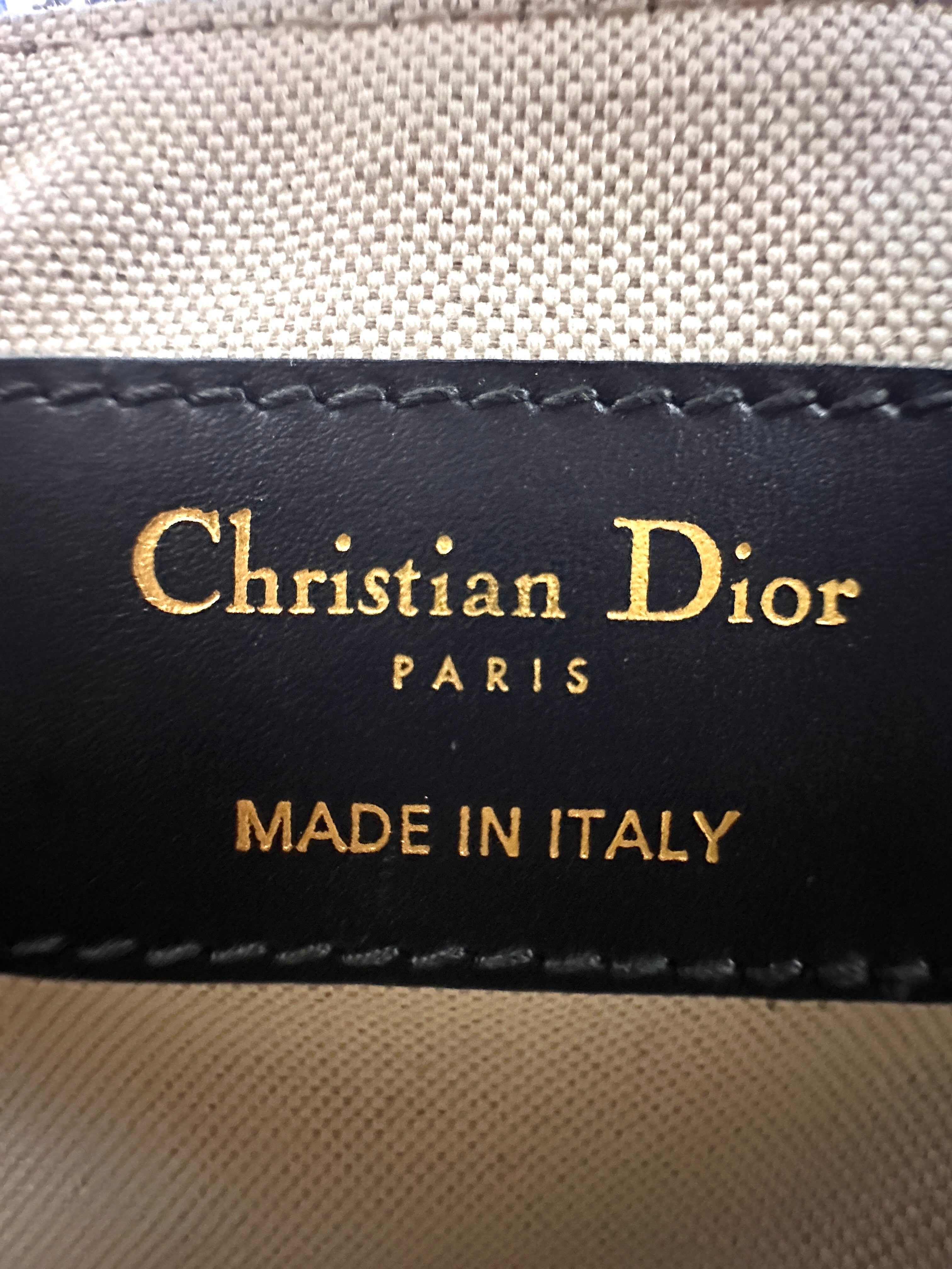 Christian Dior Oblique Saddle Bag With Handle DR390