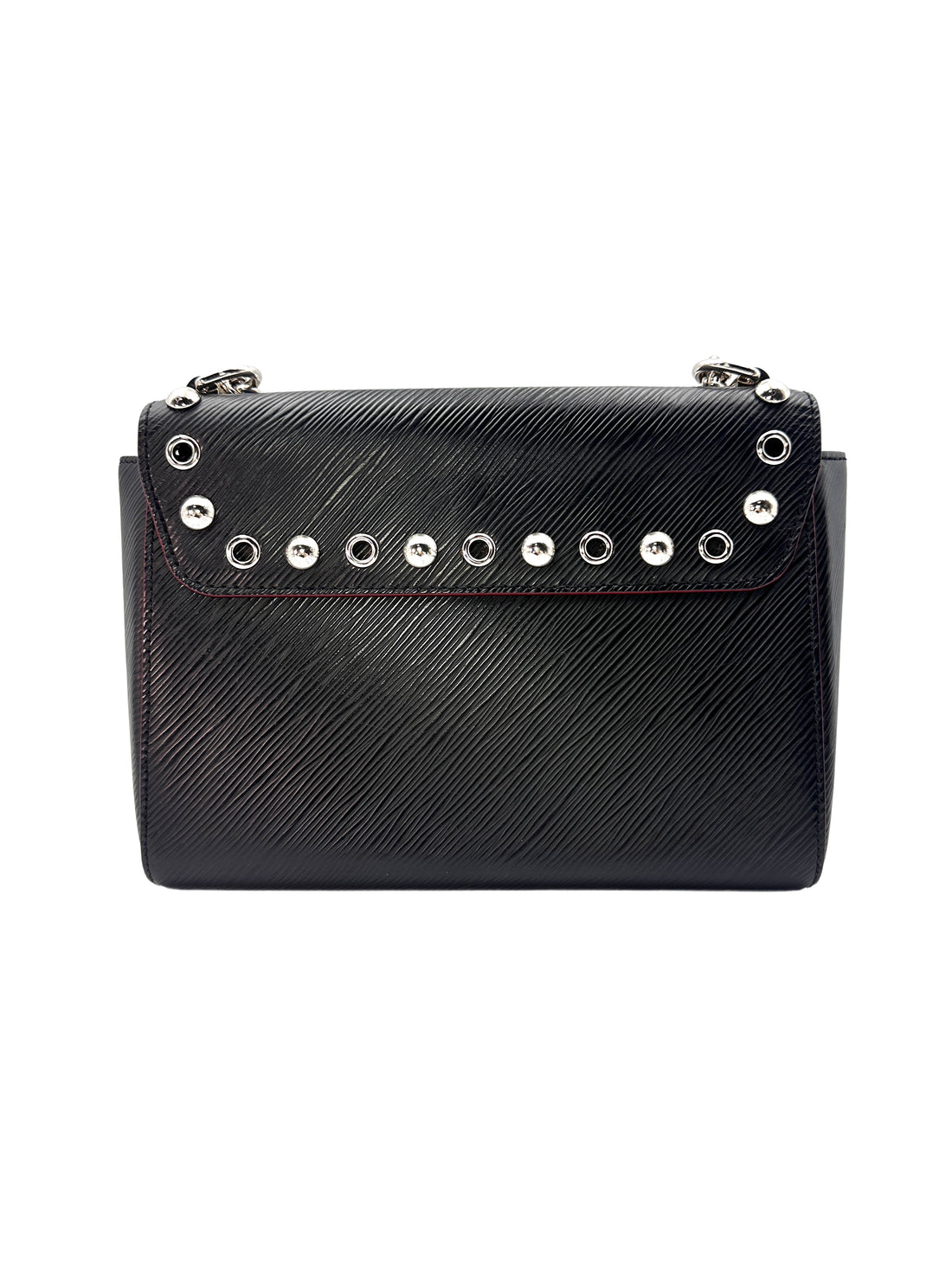 Louis Vuitton Black Twist MM Medium Size Crossbody Bag LV1728
