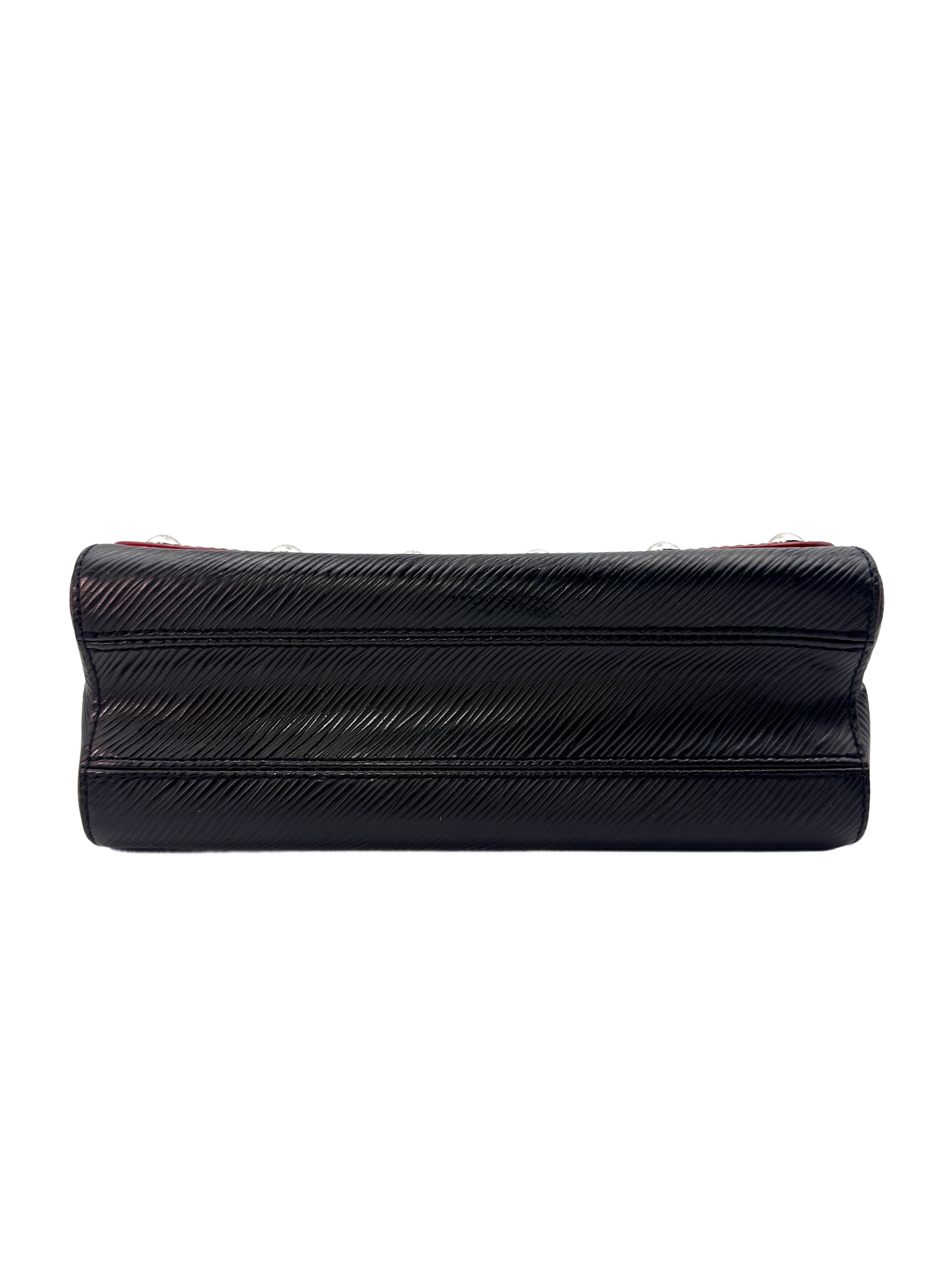 Louis Vuitton Black Twist MM Medium Size Crossbody Bag LV1728
