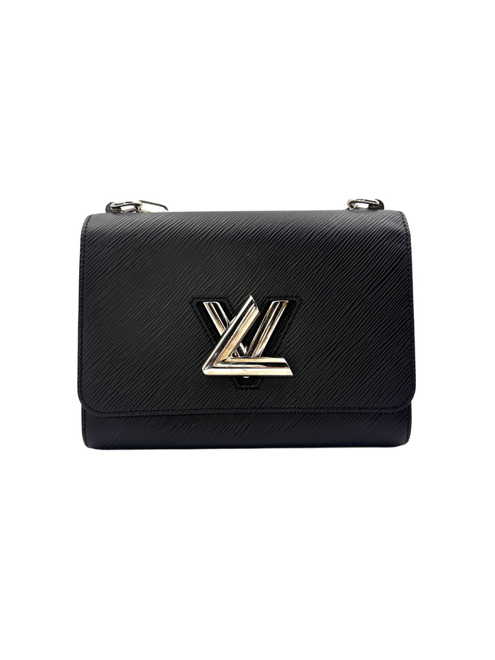 Louis Vuitton Black Twist MM Epi Leather Flap Bag LV1726
