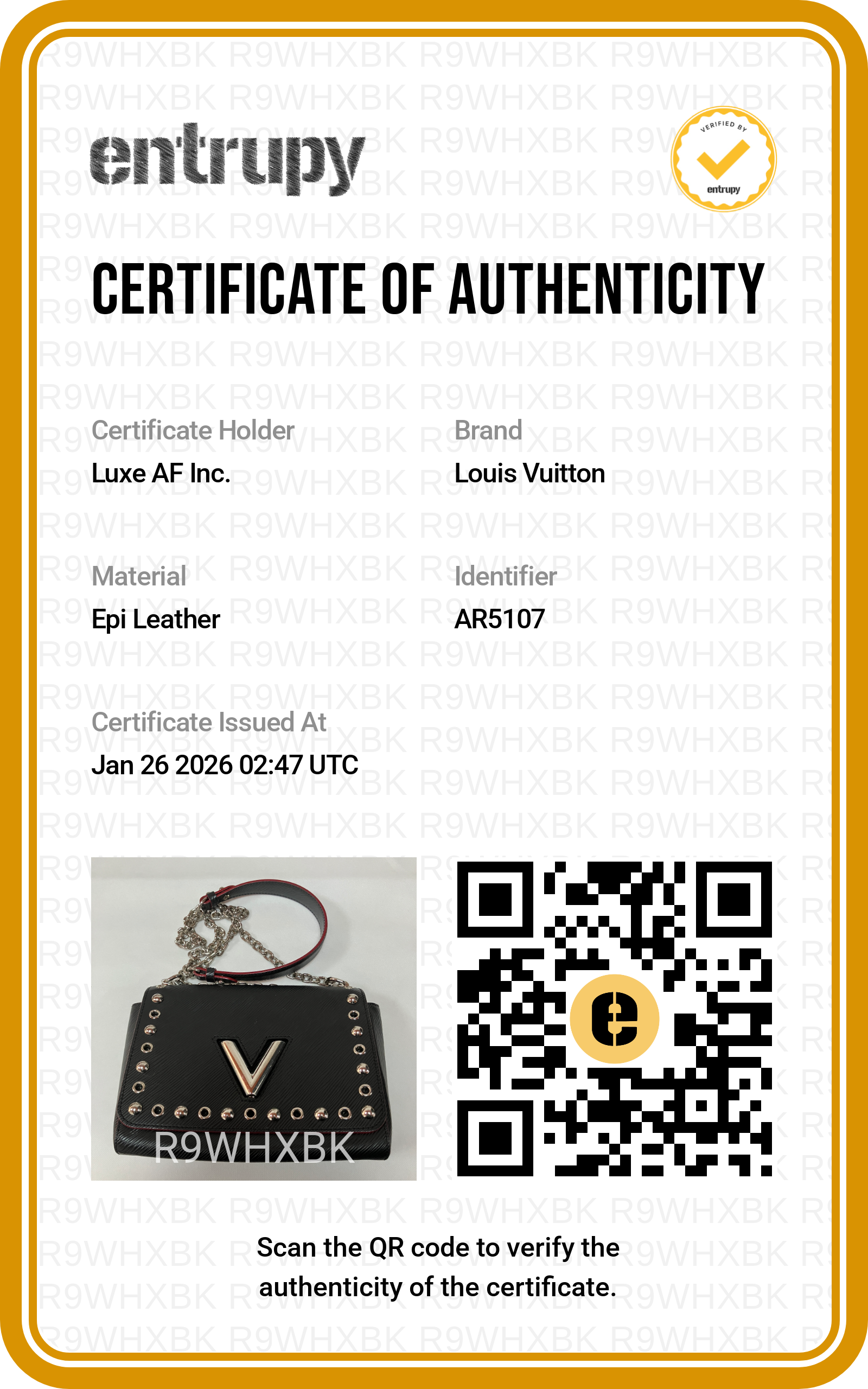 Louis Vuitton Black Twist MM Medium Size Crossbody Bag LV1728