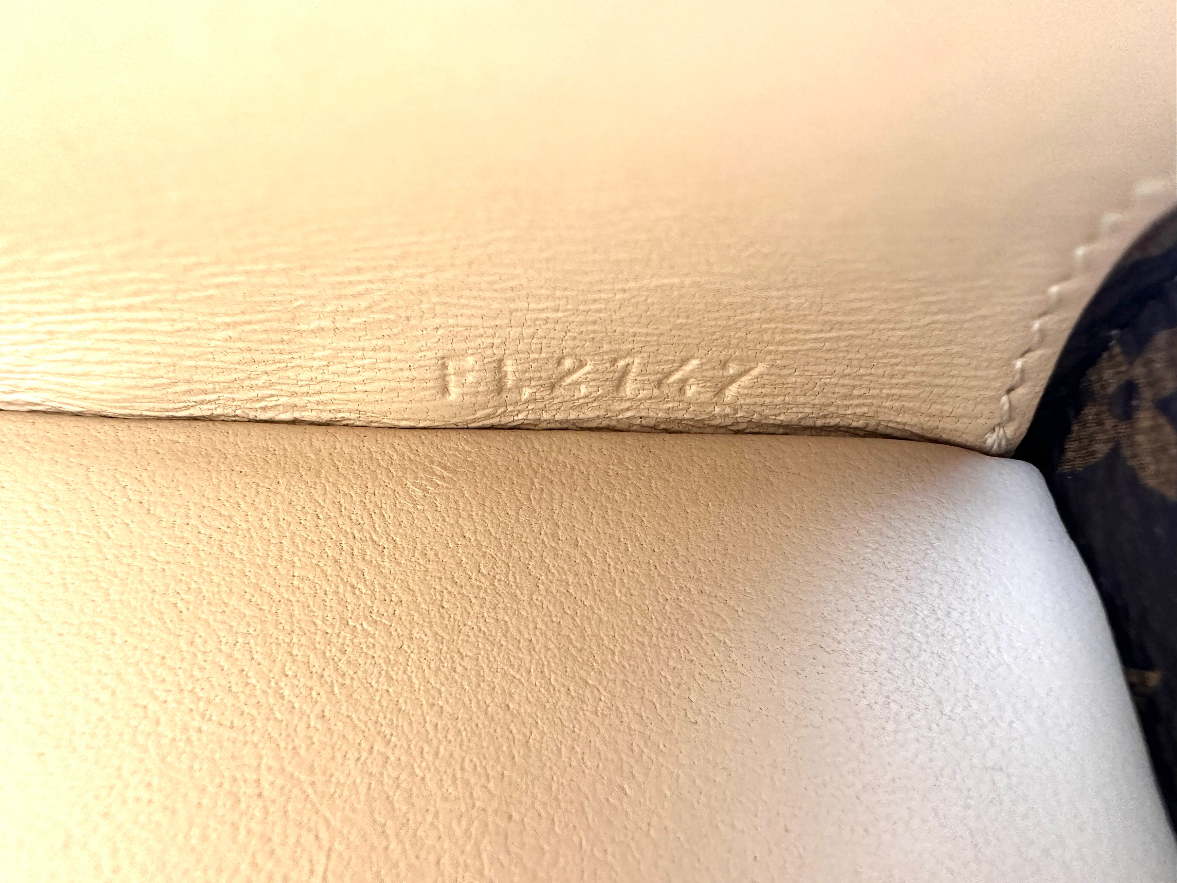 Louis Vuitton Petite Malle Monogram Leather Crossbody Bag With Gold Hardware LV1734