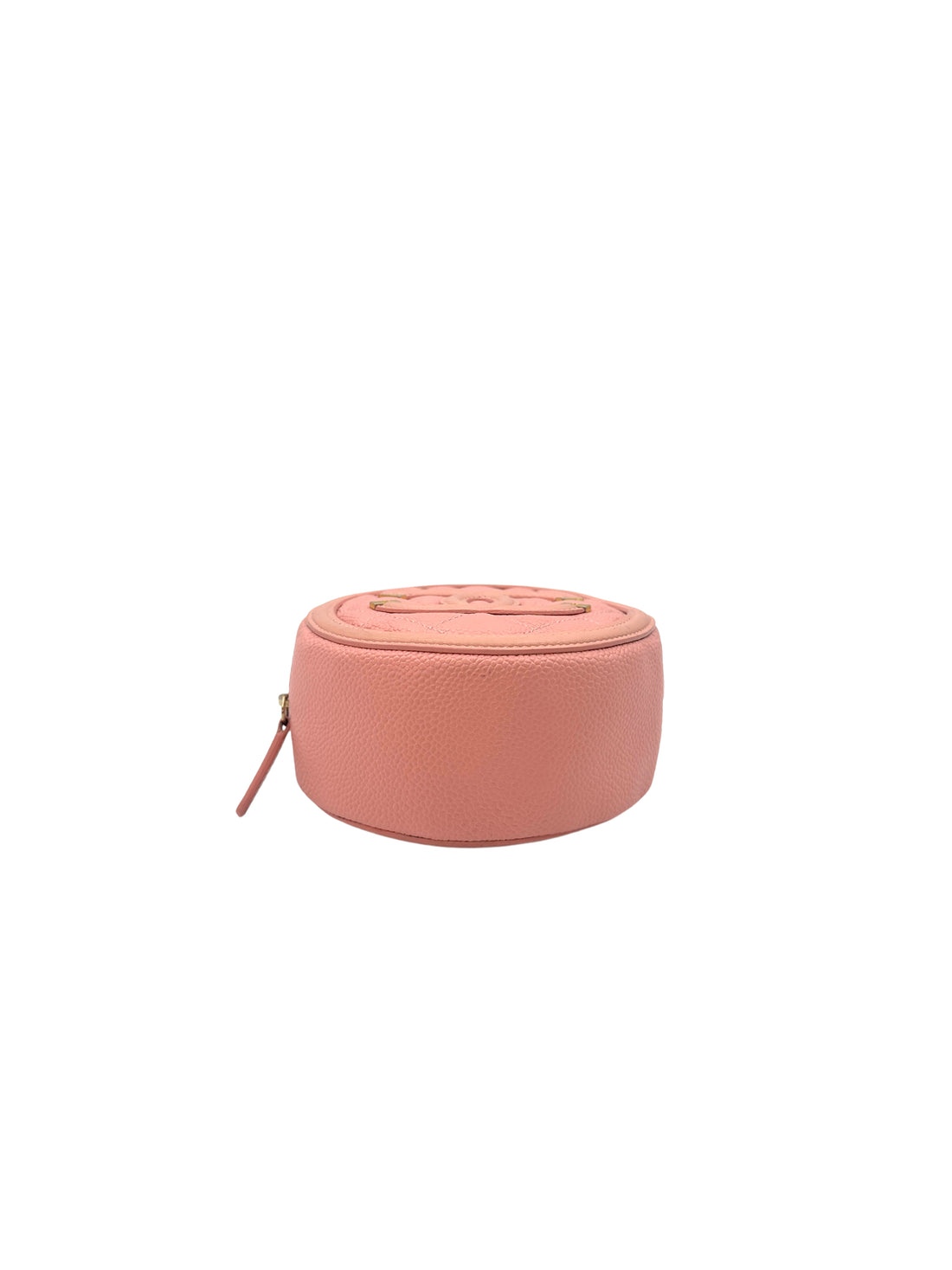 Chanel CC Filigree Pink Caviar Quilted Leather Round Crossbody Bag(27***45) CC1202