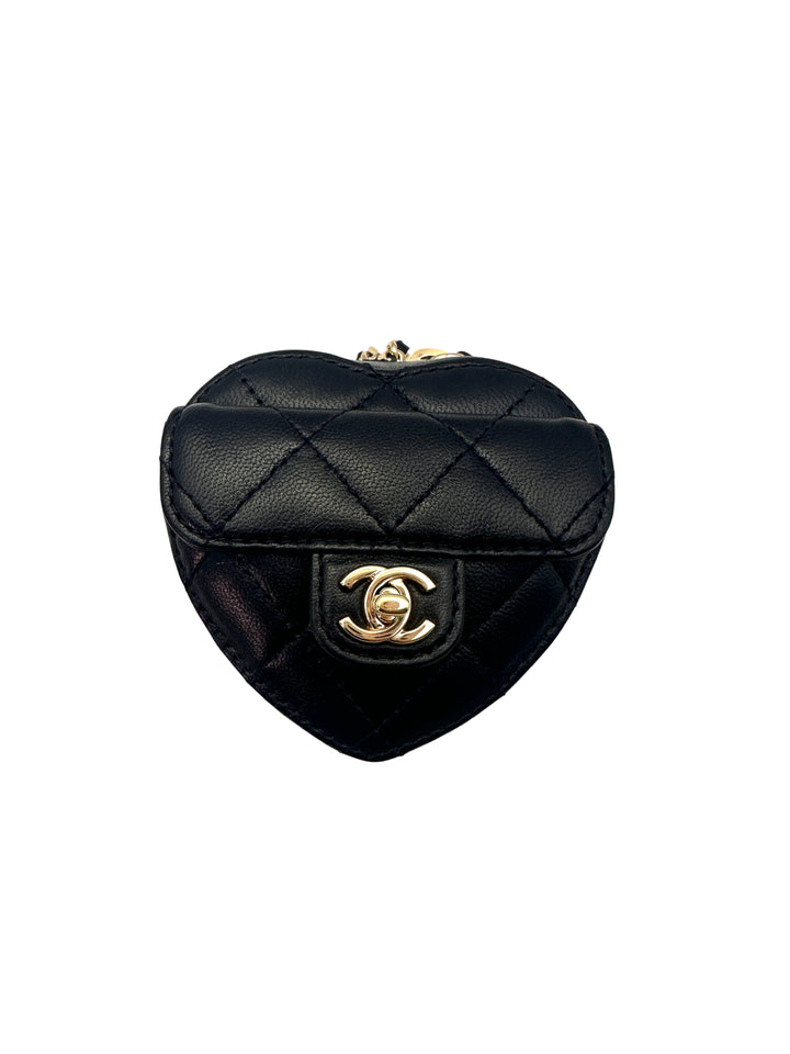 Chanel CC In Love Black Quilted Lambskin Mini Bag(32***82) CC1203