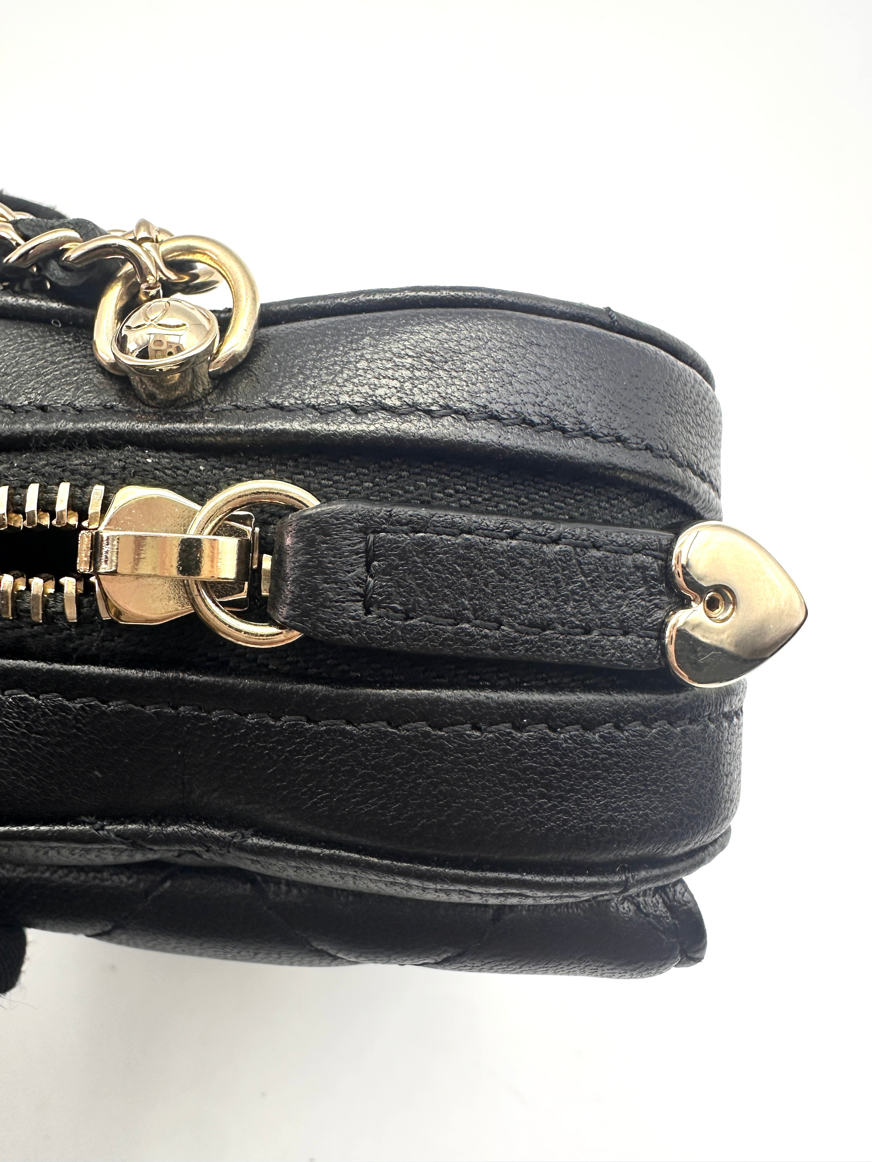 Chanel CC In Love Black Quilted Lambskin Mini Bag(32***82) CC1203