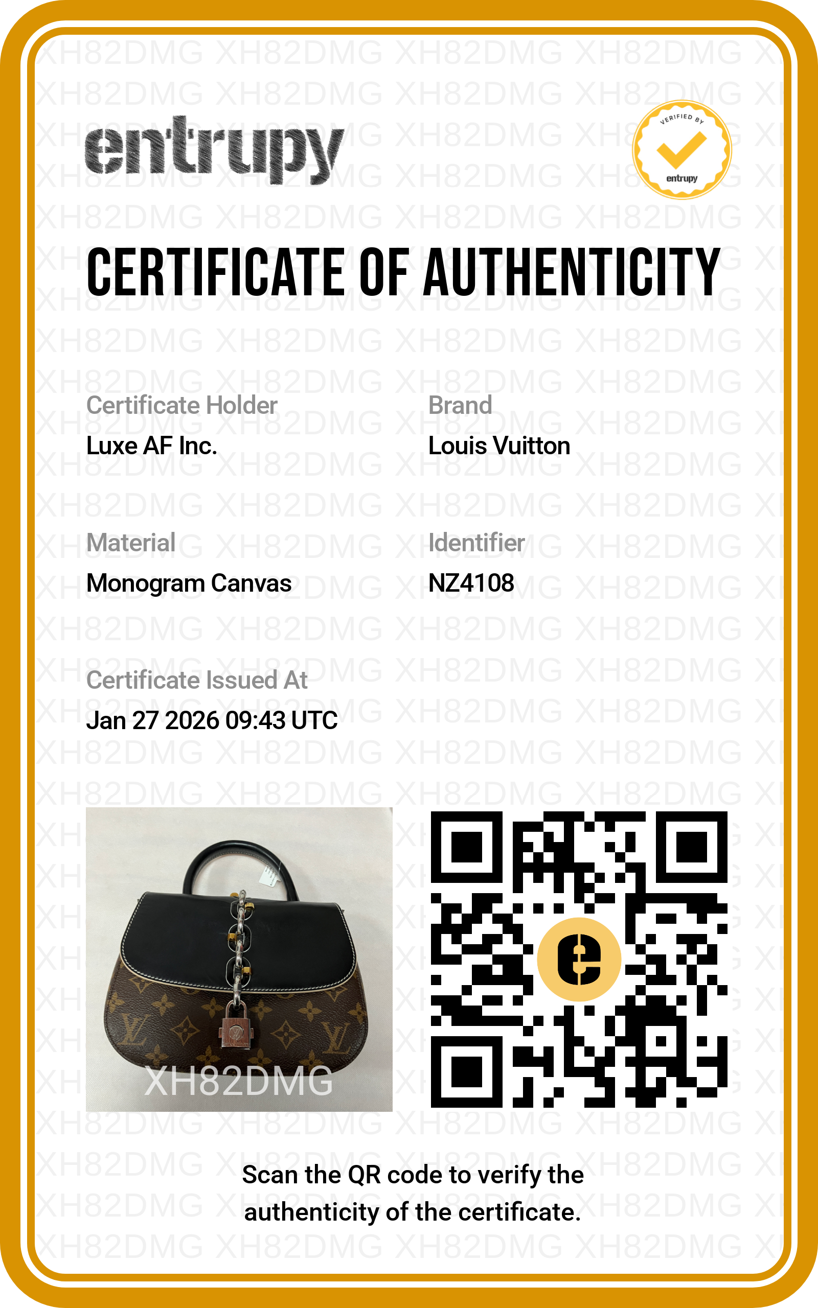 Louis Vuitton Monogram Chain It Small Size Shoulder Bag LV1755