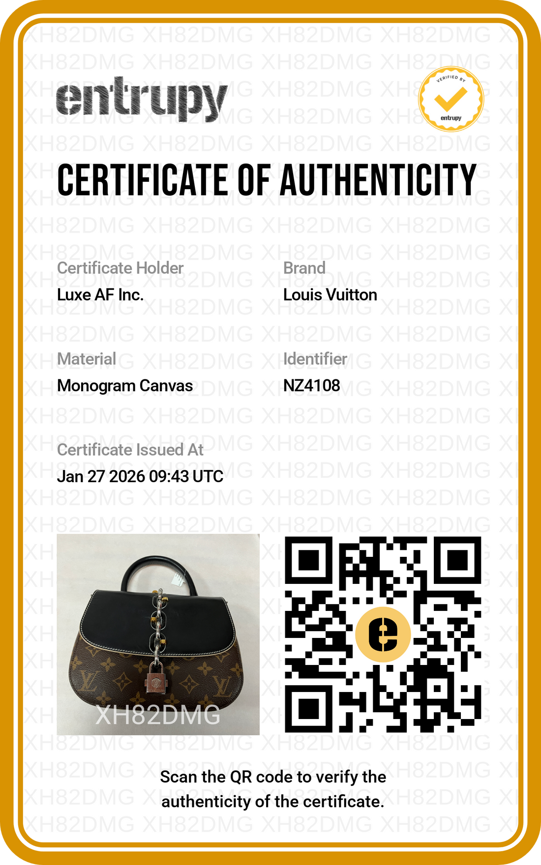 Louis Vuitton Monogram Chain It Small Size Shoulder Bag LV1755