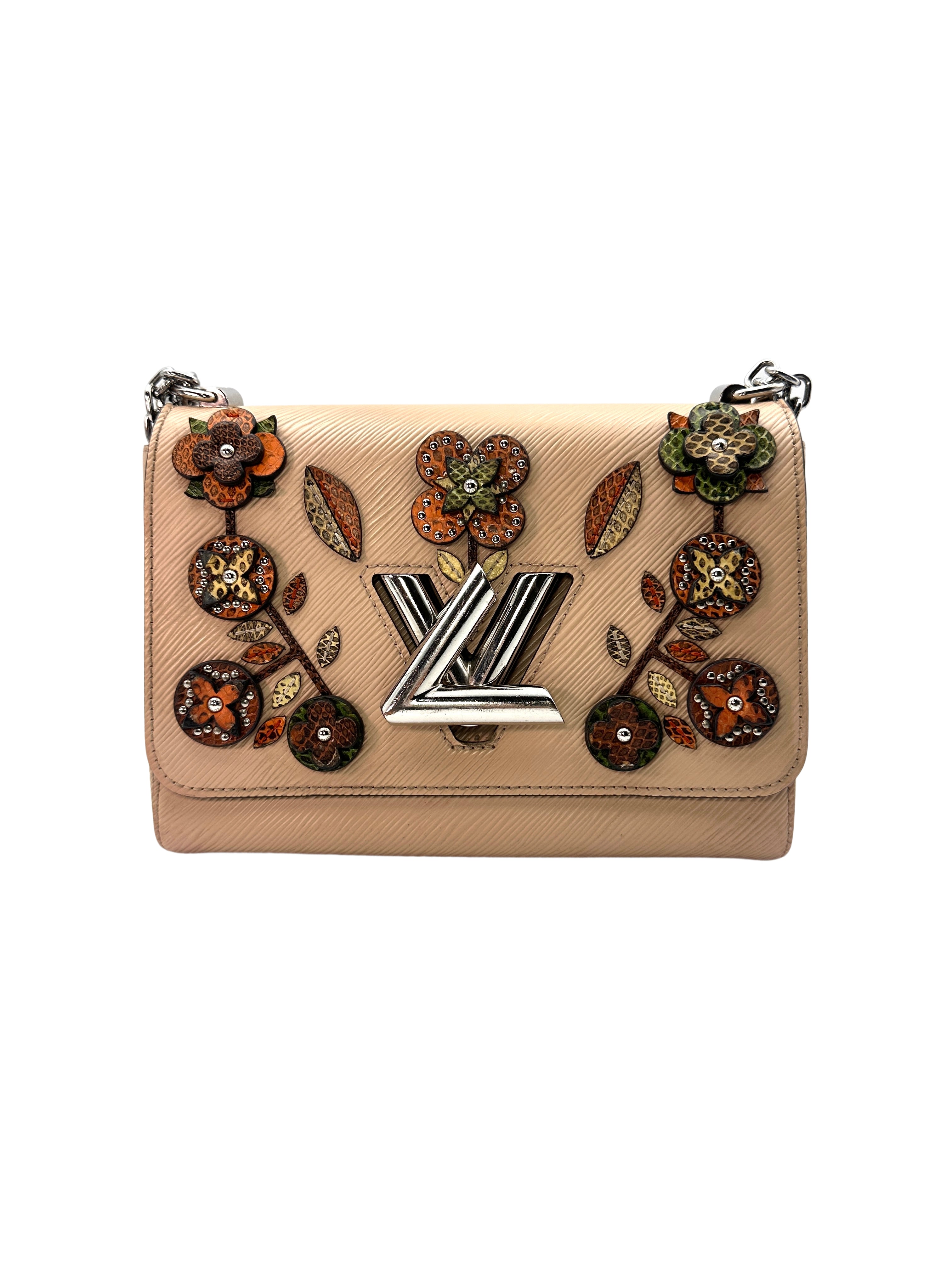 Louis Vuitton Pink Twist MM Epi Leather Chain Bag LV1736