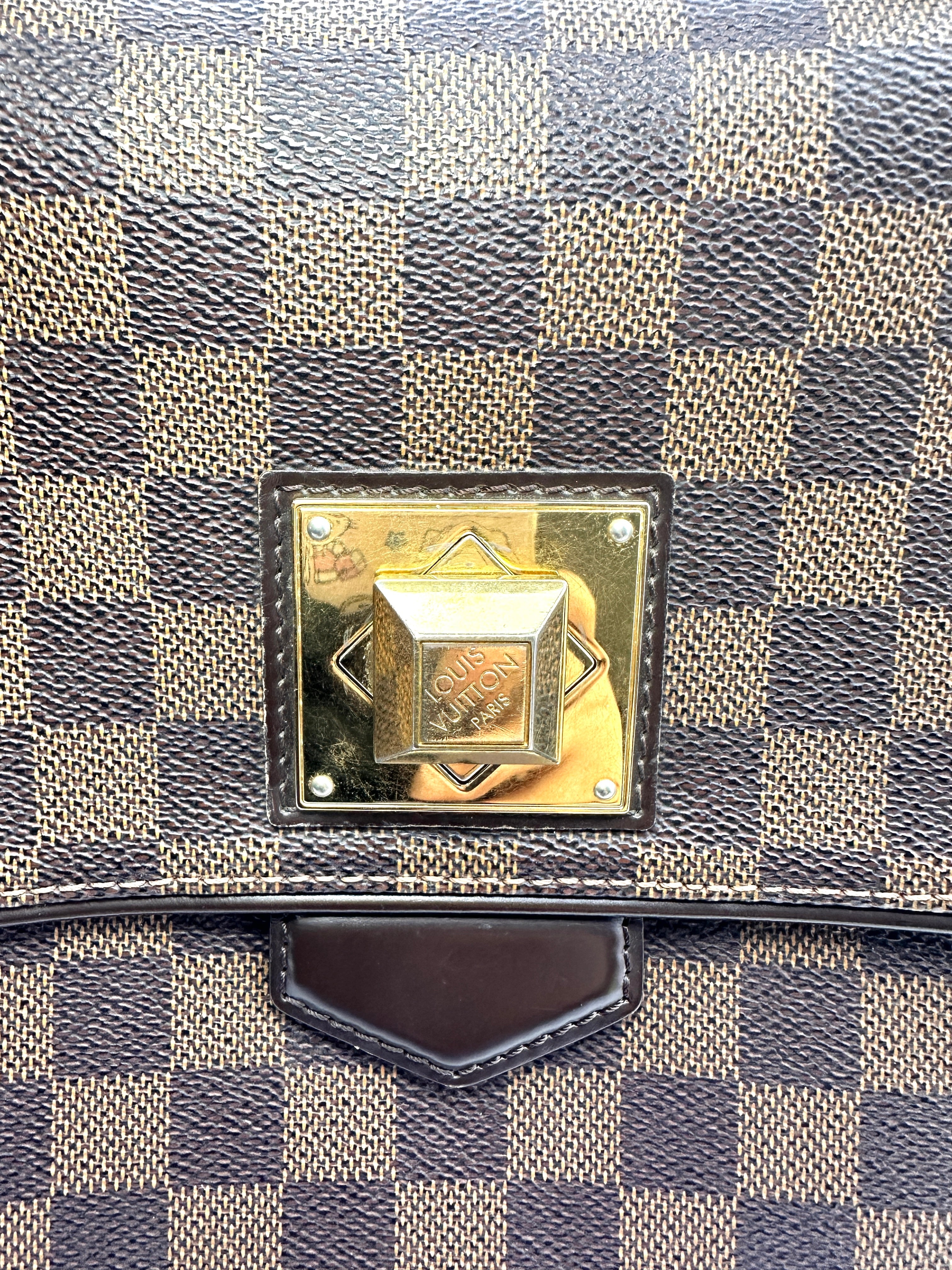 Louis Vuitton Bergamo MM Damier Ebene Handle Bag LV1738