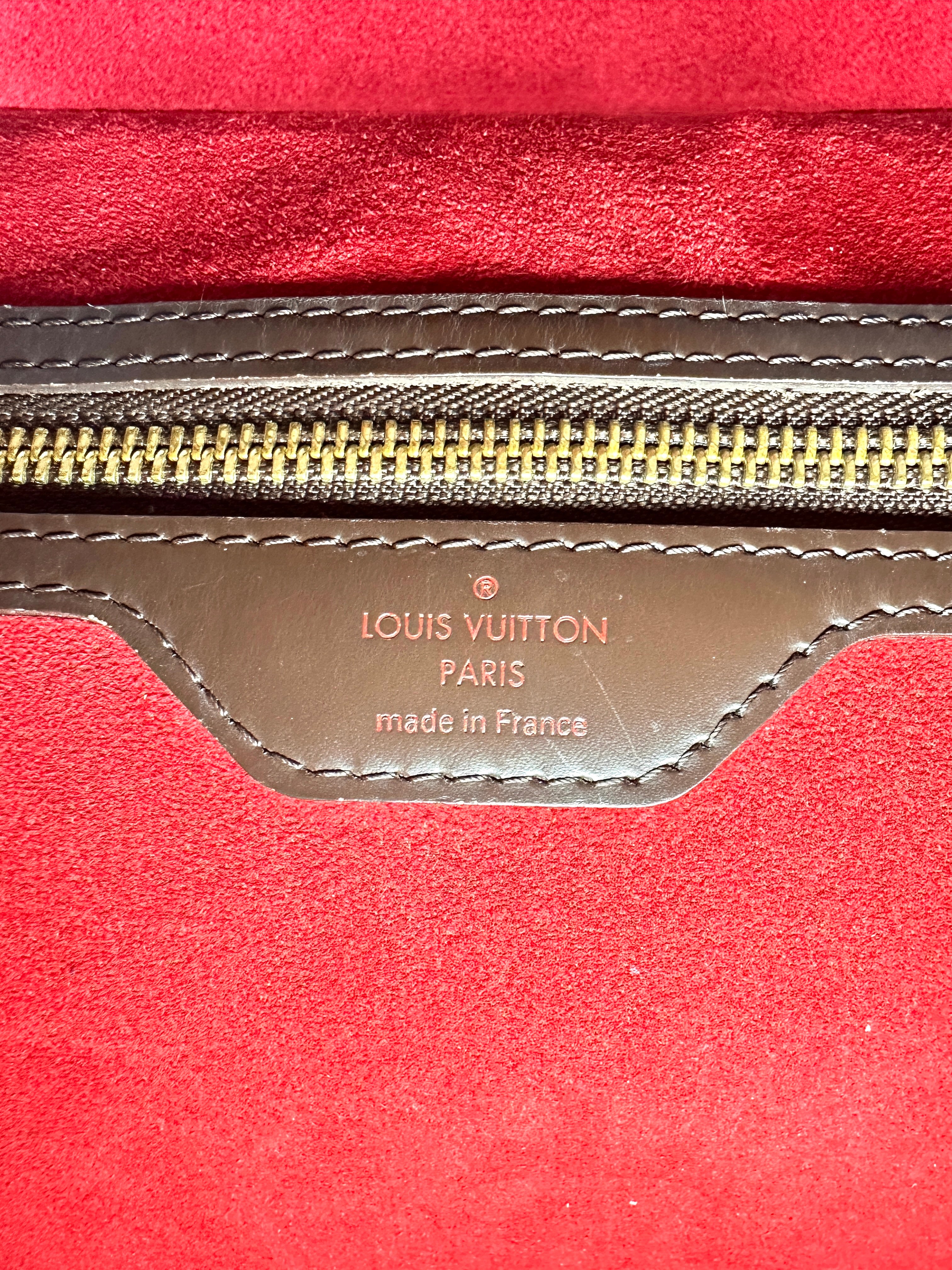 Louis Vuitton Bergamo MM Damier Ebene Handle Bag LV1738