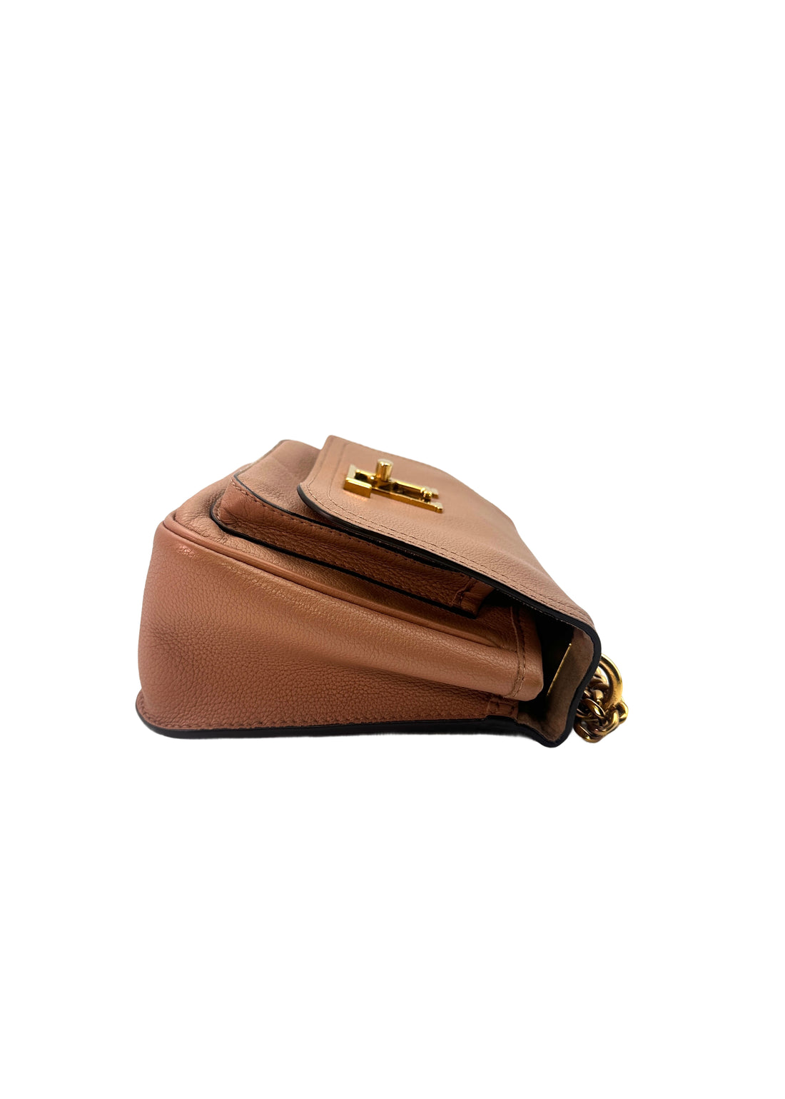 Louis Vuitton Lockme Tender Pink Leather Chain Bag With Gold Hardware LV1745
