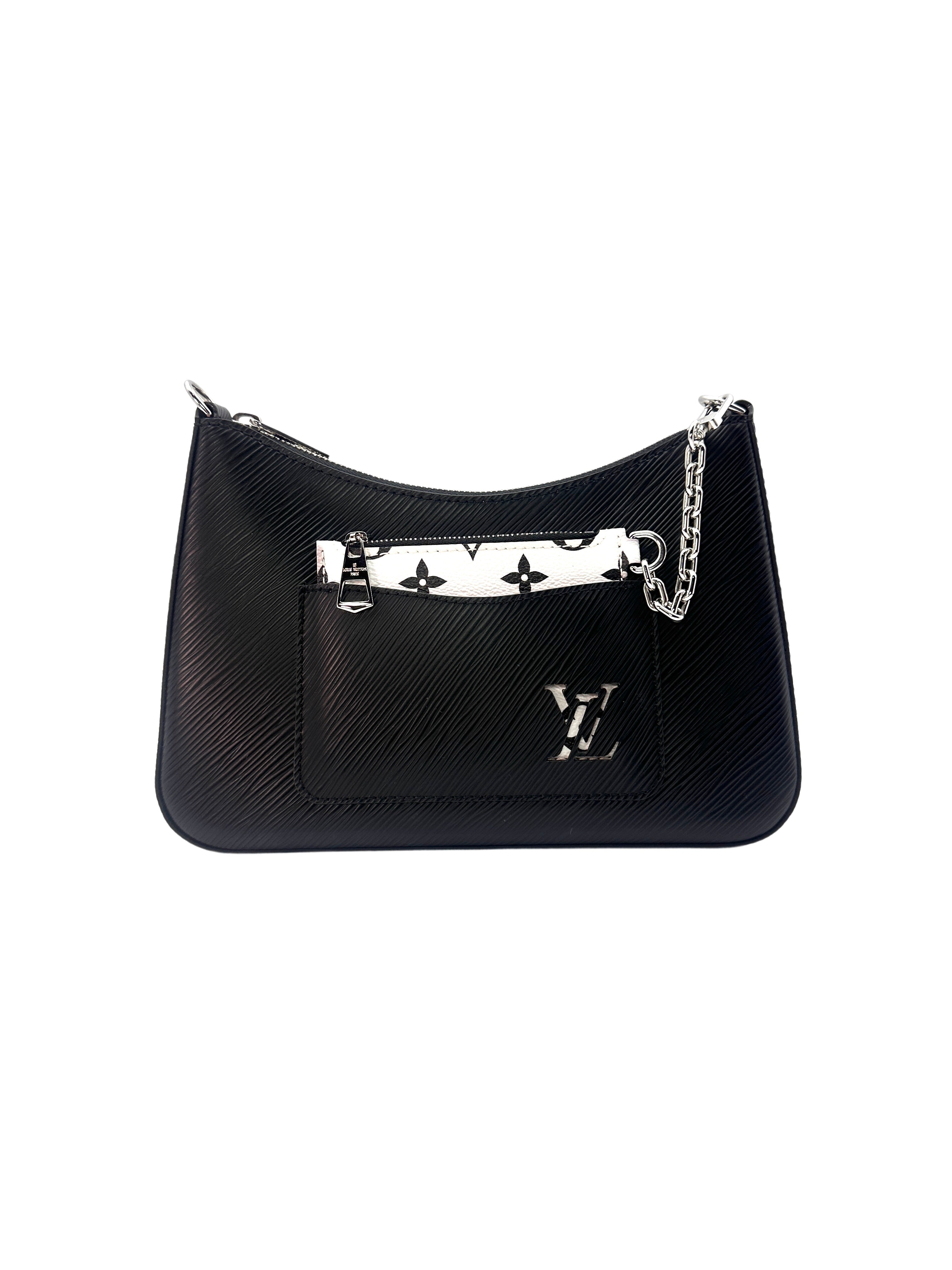 Louis Vuitton Black Marelle Epi Leather Shoulder Bag LV1746