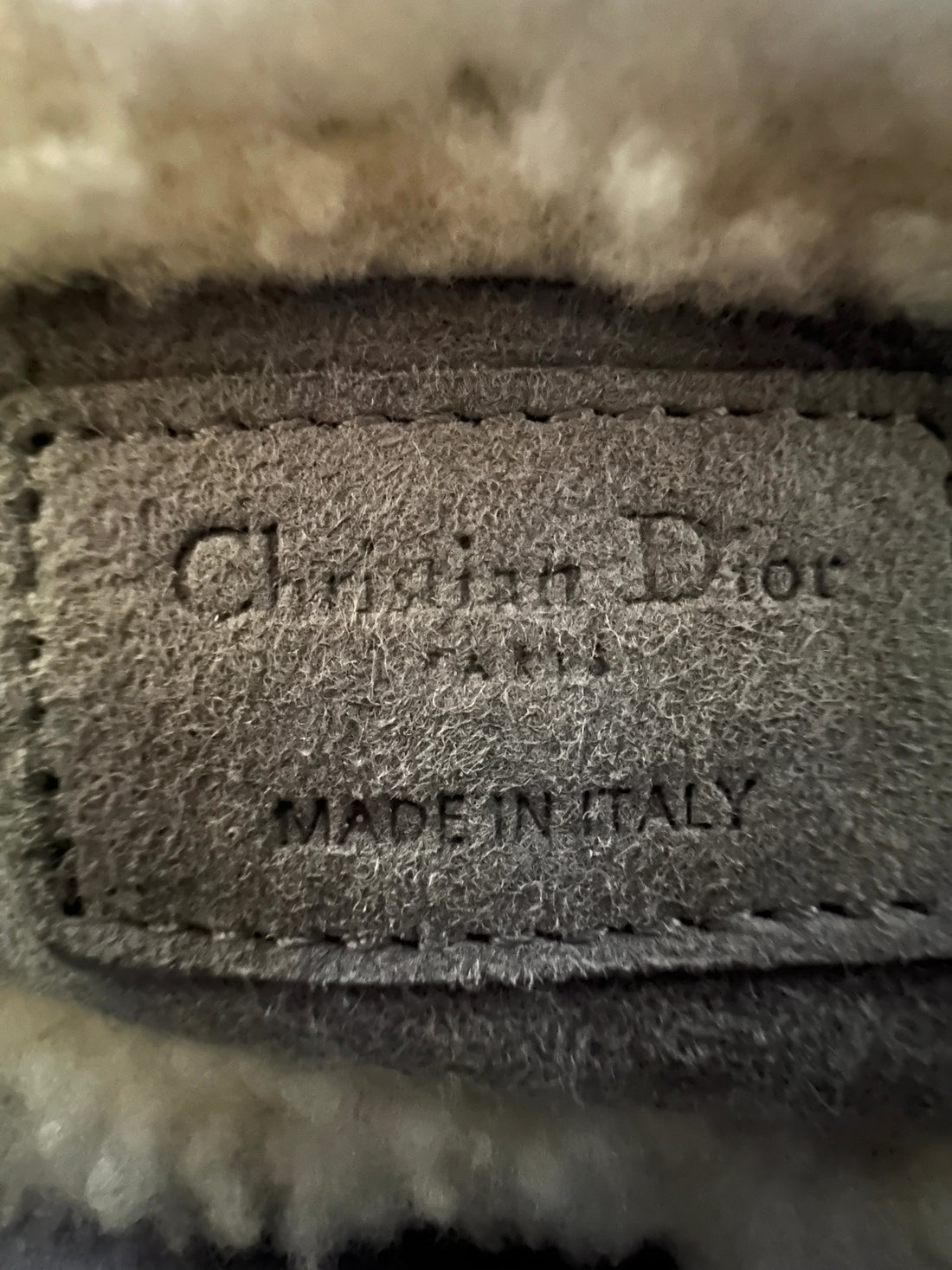 Christian Dior Lady Dior Grey Cannage And Suede Handle Bag with Charms DR400