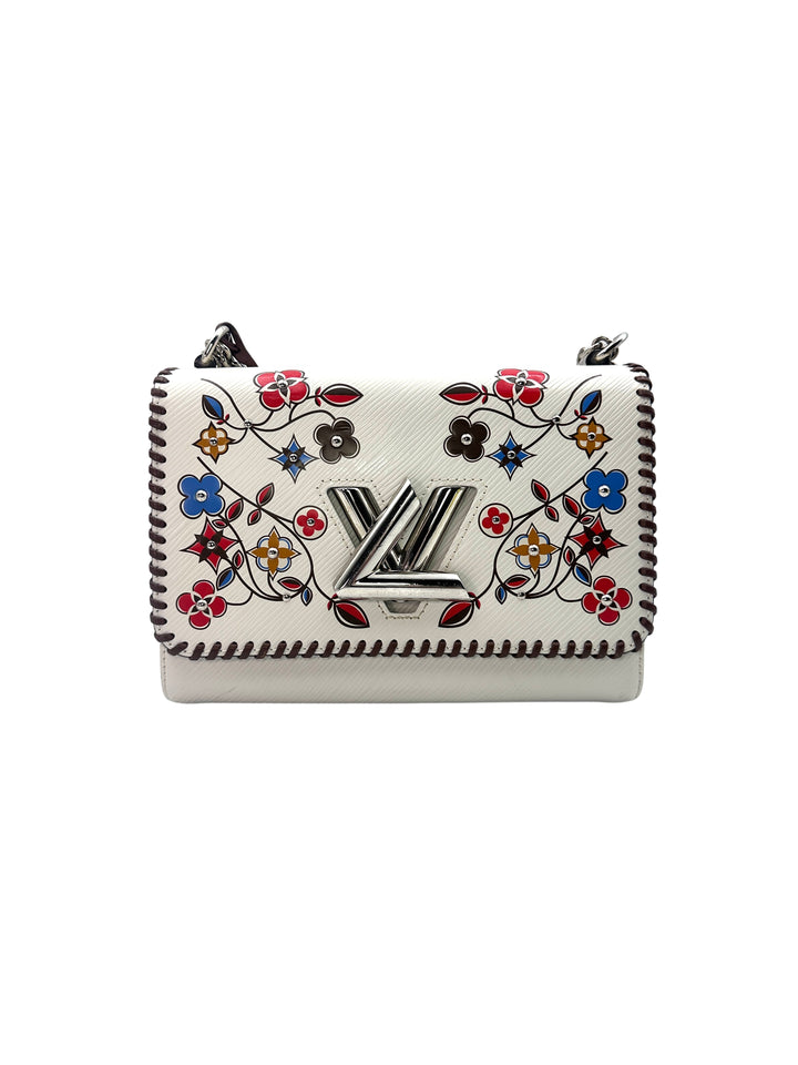Louis Vuitton White Twist MM Wildflower Epi Leather Shoulder Bag LV1743
