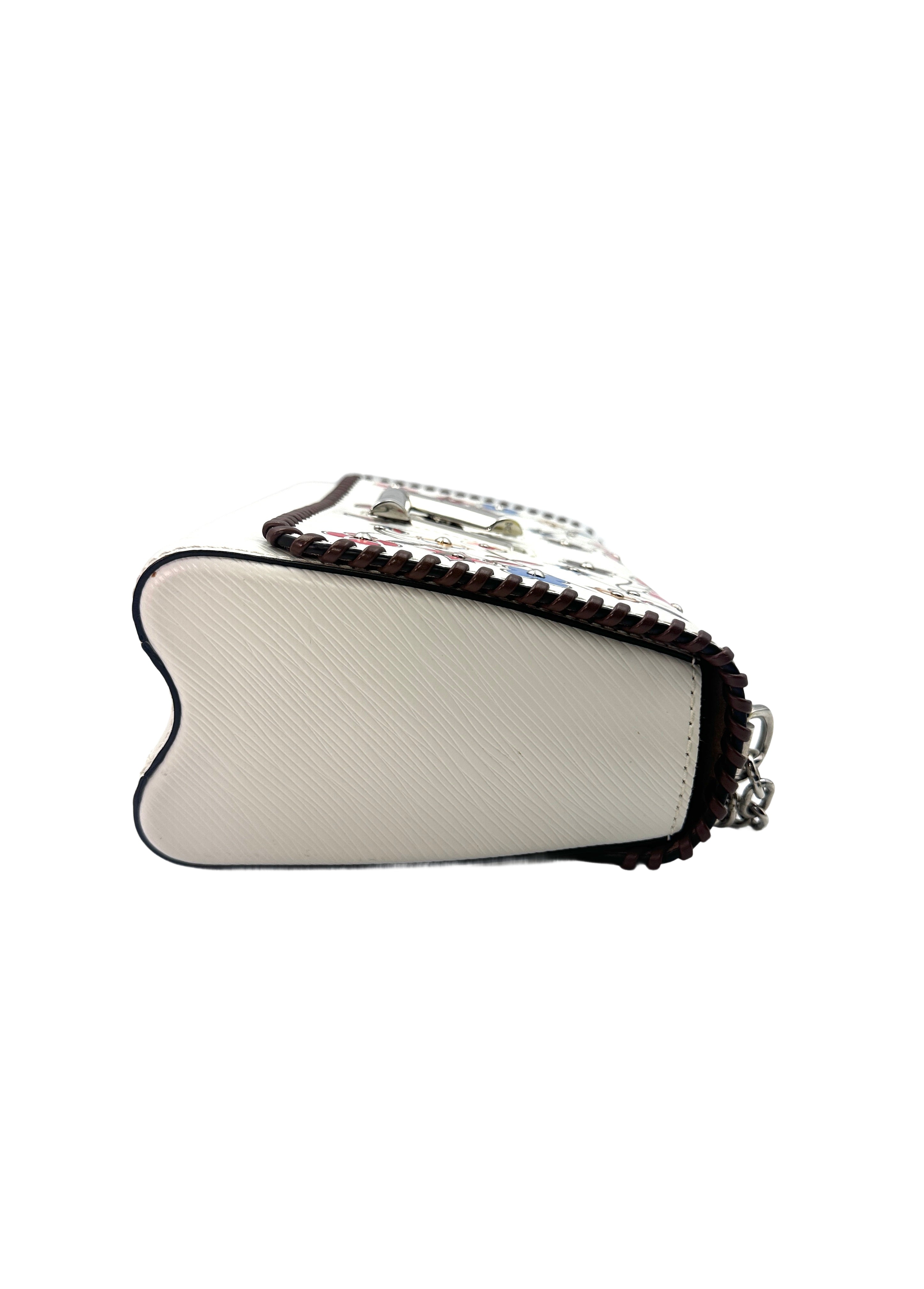 Louis Vuitton White Twist MM Wildflower Epi Leather Shoulder Bag LV1743