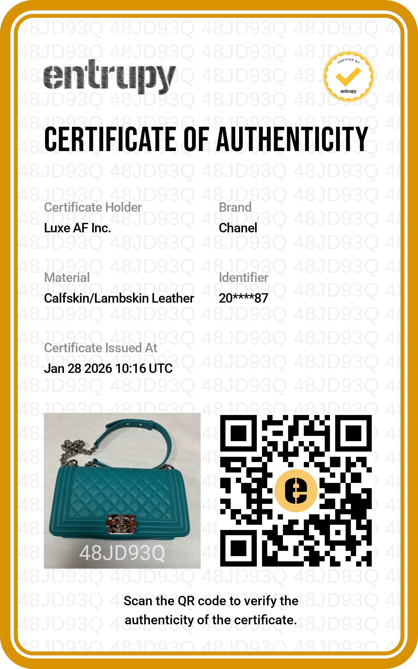 Chanel LeBoy Turquoise Blue Quilted Caviar Crossbody Bag with Silver Buckle(20***87) CC1230
