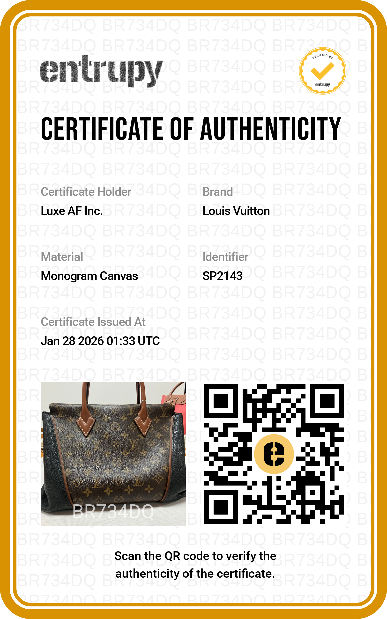Louis Vuitton Monogram W Tote PM Handle Bag LV1751