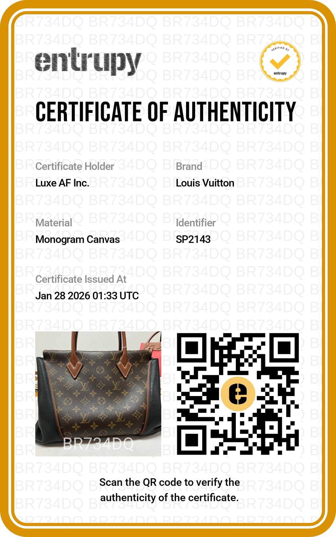 Louis Vuitton Monogram W Tote PM Handle Bag LV1751