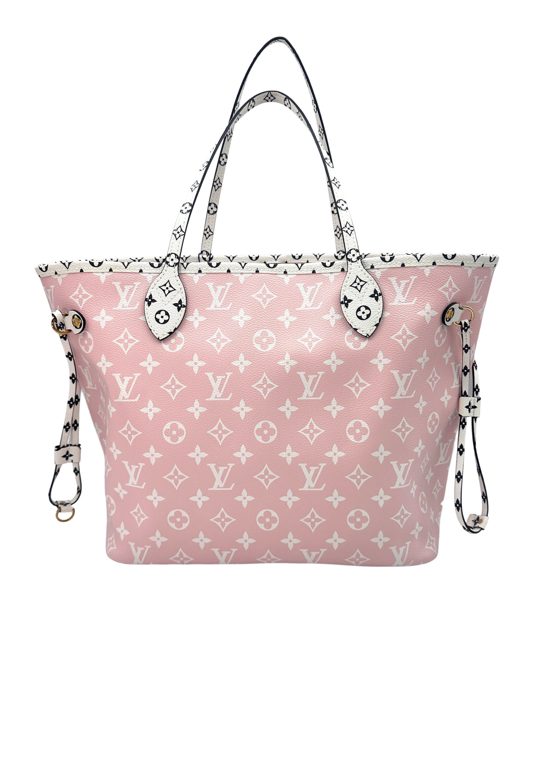 Louis Vuitton Rouge Monogram Giant Neverfull MM Handle Bag With White Pochette LV1761