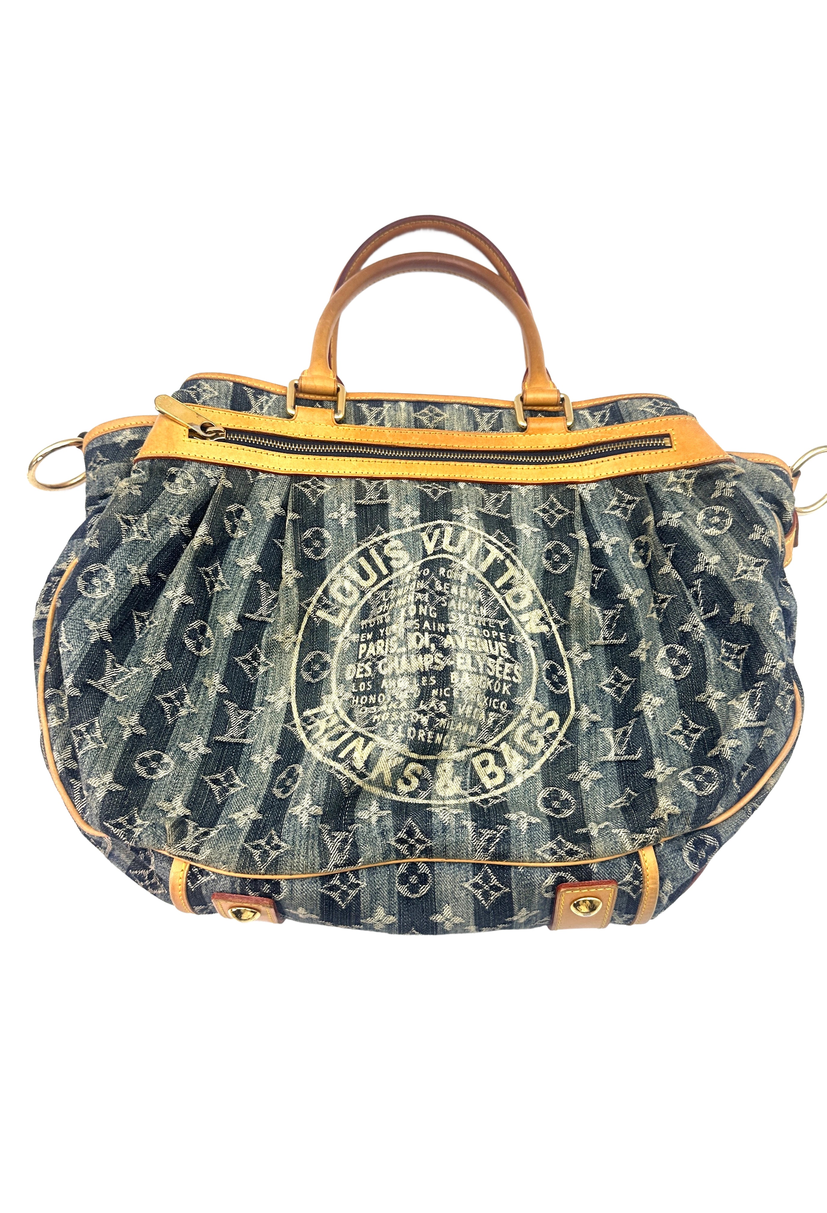 Louis Vuitton Monogram Denim Cruise Collection Handle Bag LV1753