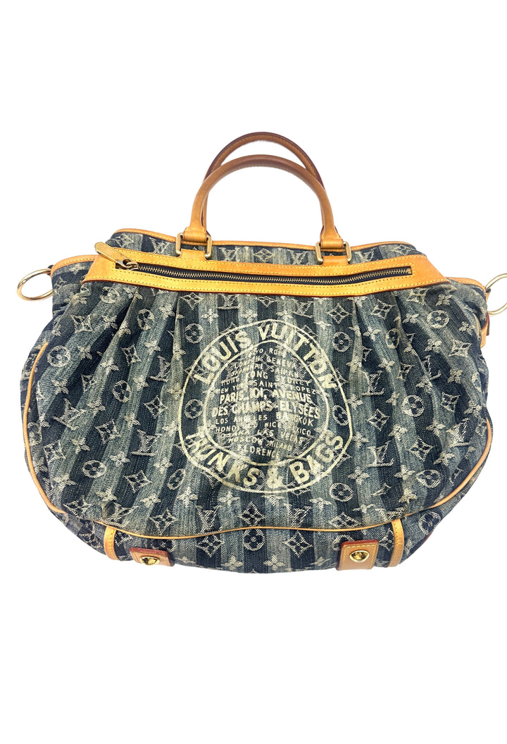 Louis Vuitton Monogram Denim Cruise Collection Handle Bag LV1753