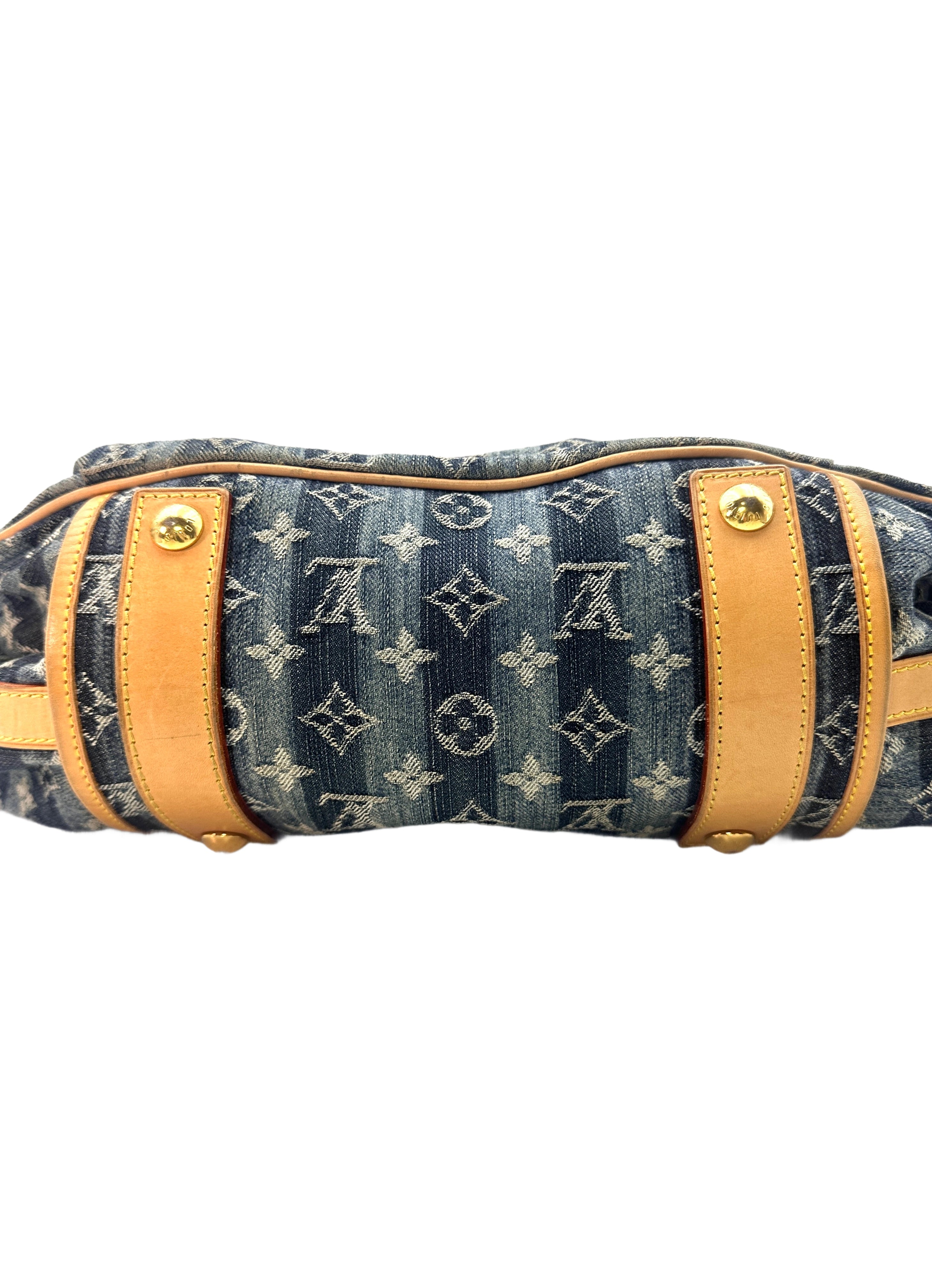 Louis Vuitton Monogram Denim Cruise Collection Handle Bag LV1753