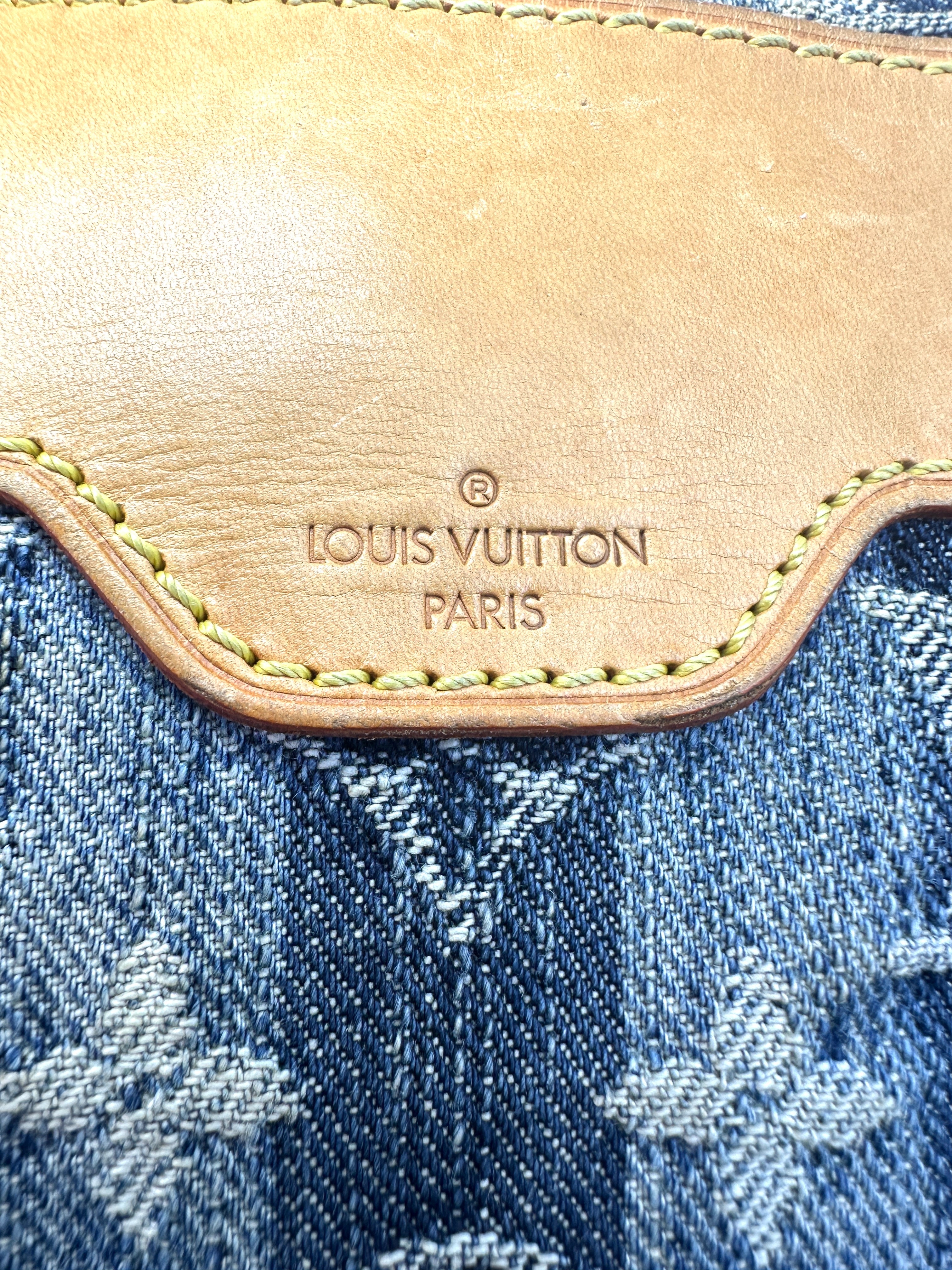 Louis Vuitton Monogram Denim Cruise Collection Handle Bag LV1753