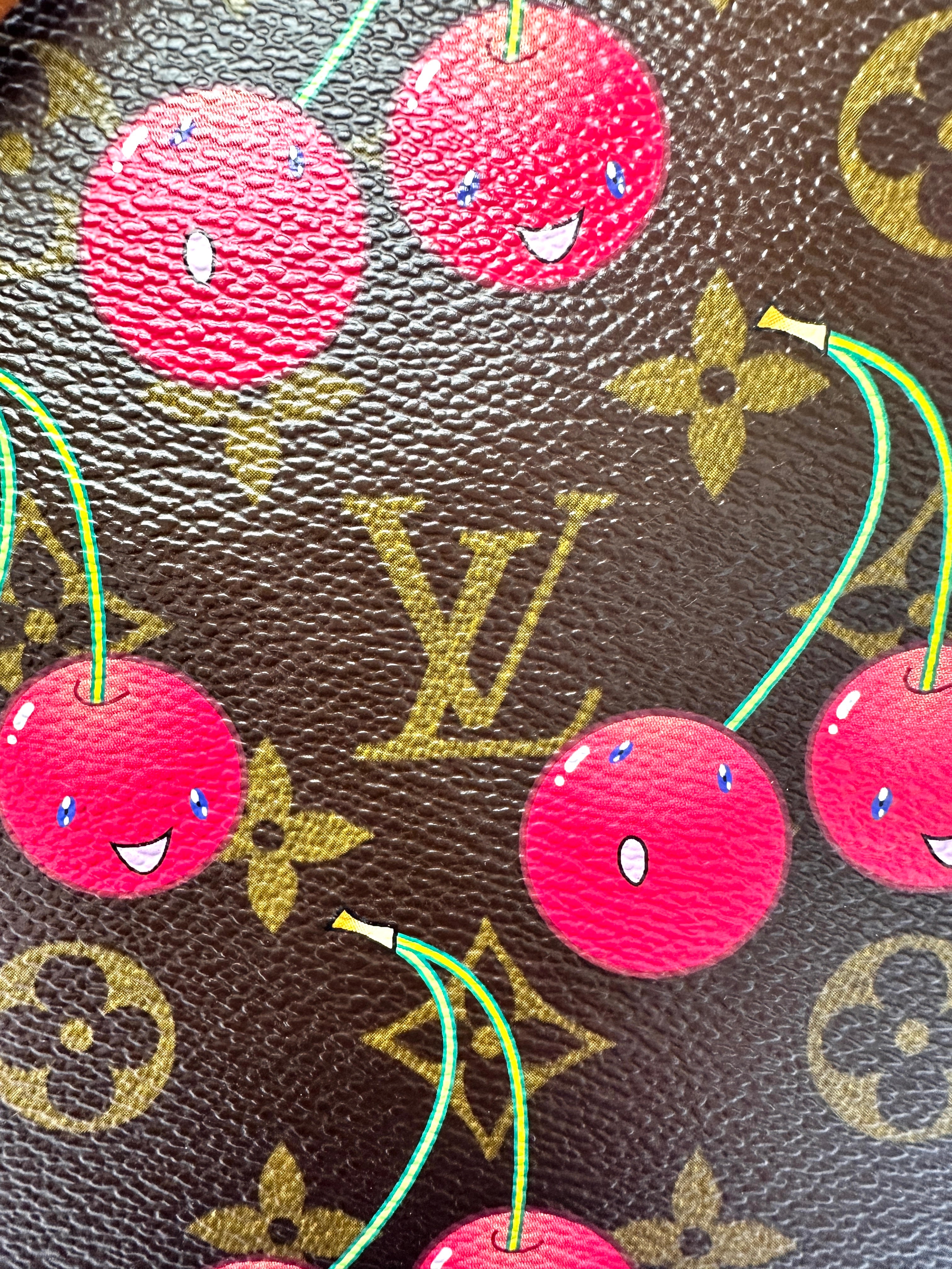 Louis Vuitton x Takashi Murakami Monogram Cerises Handle Bag LV1758