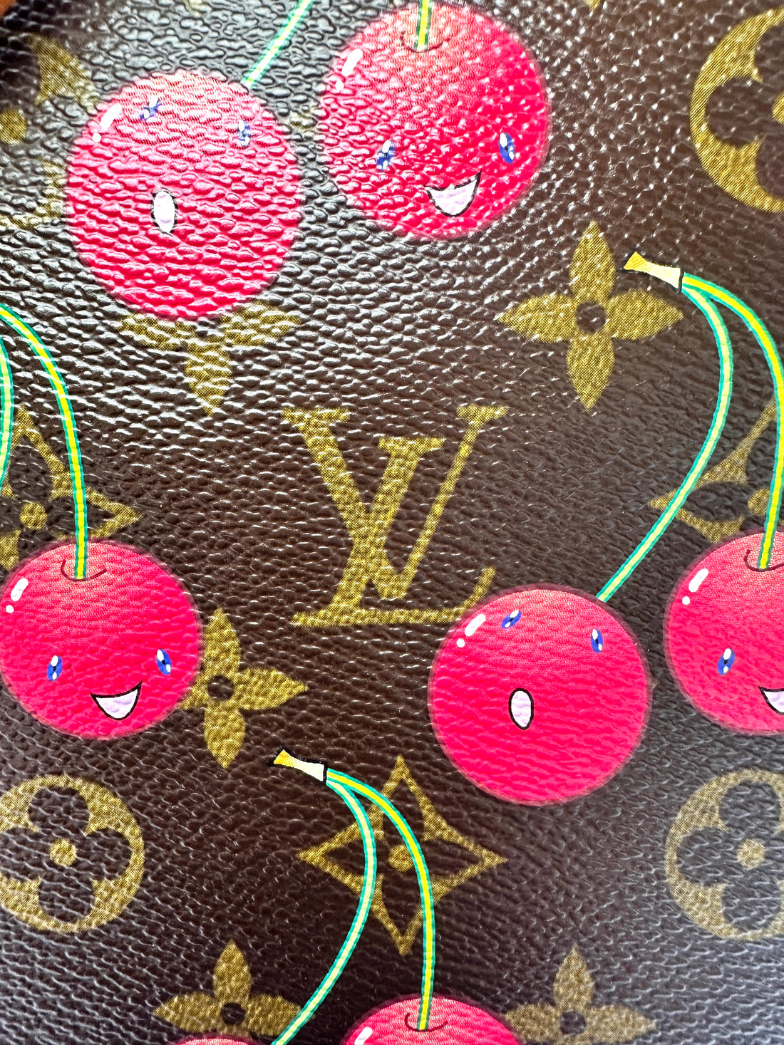 Louis Vuitton x Takashi Murakami Monogram Cerises Handle Bag LV1758