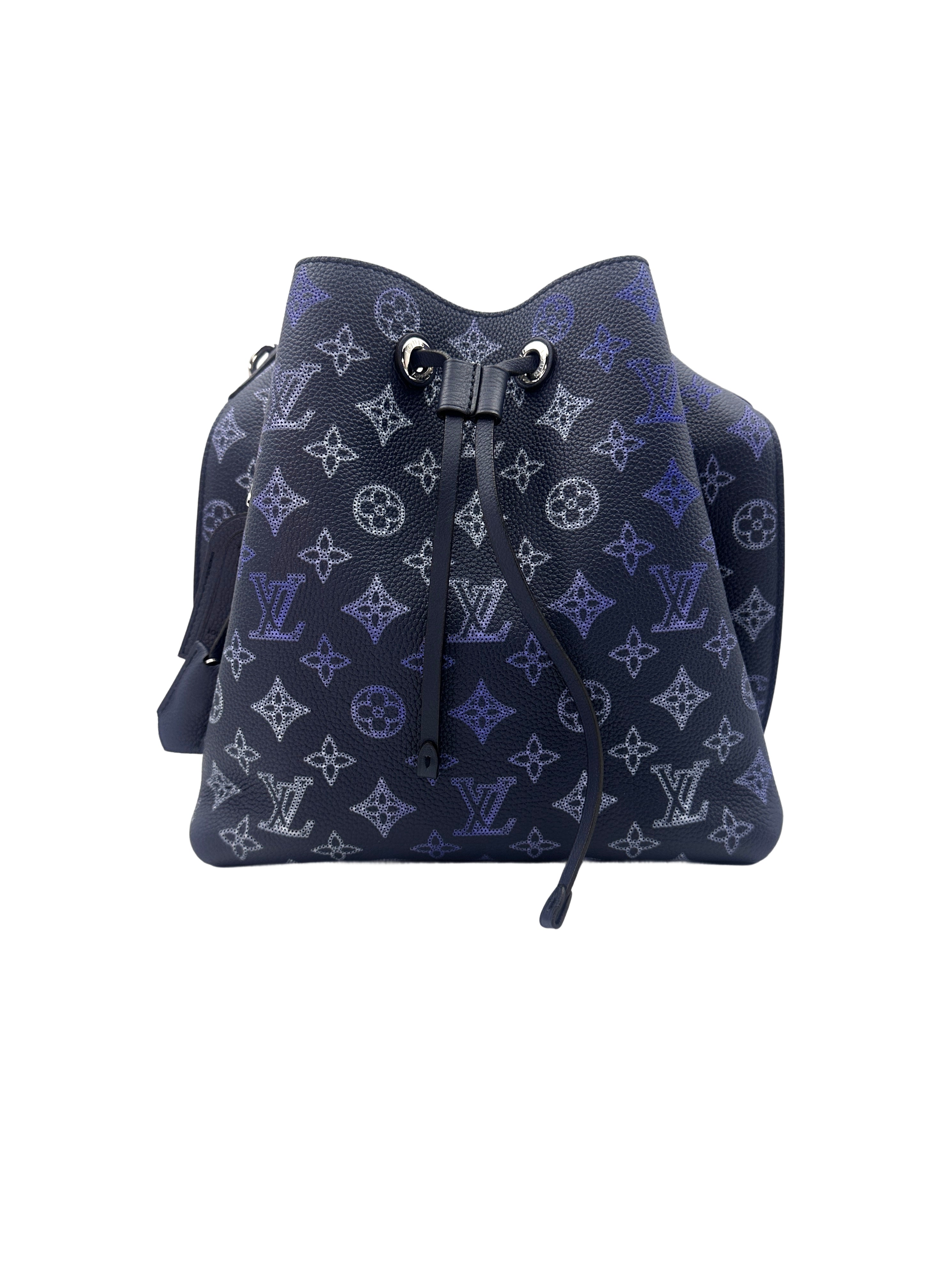 Louis Vuitton Monogram Blue Muria Bucket Handle Bag LV1749