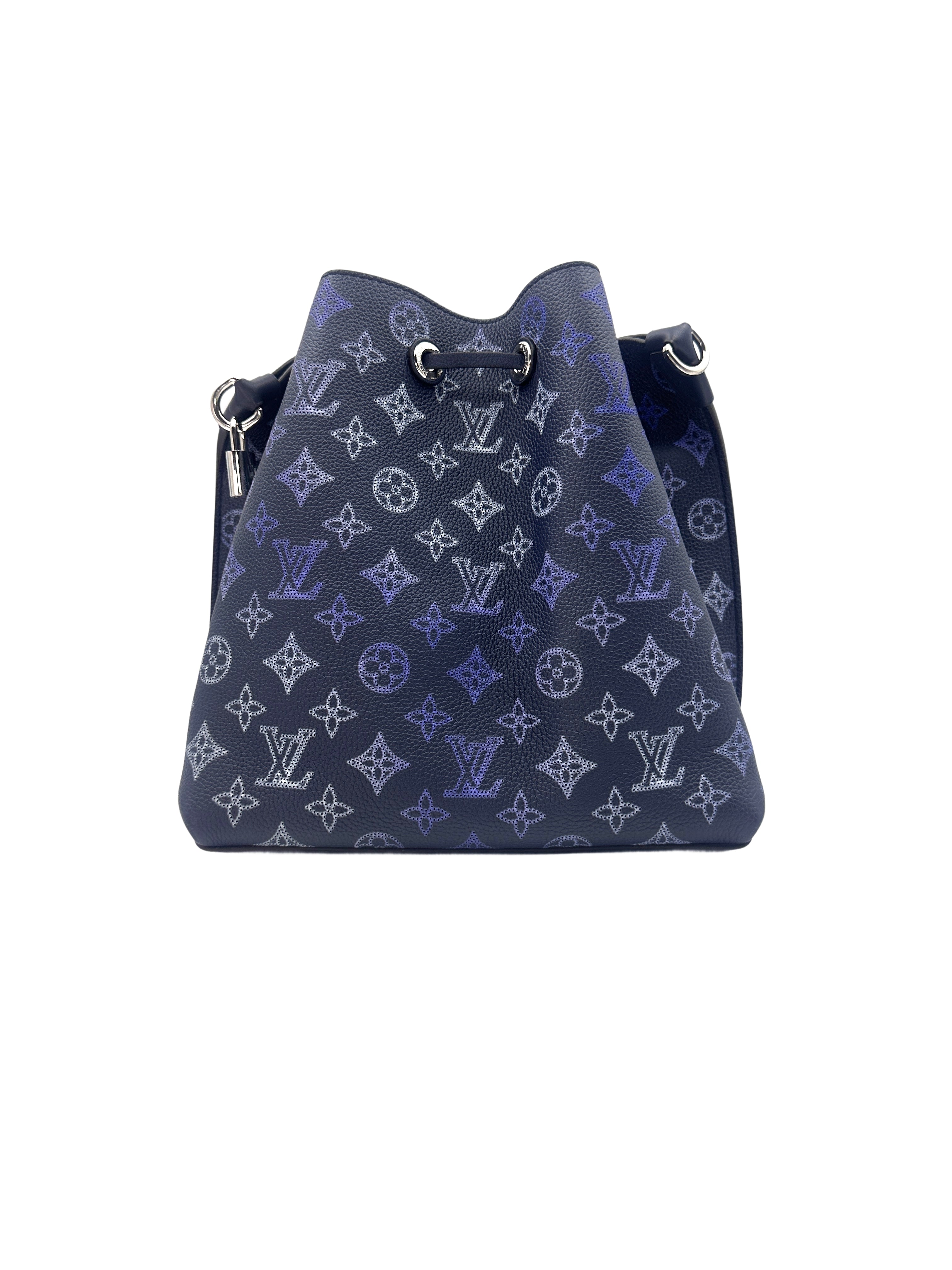 Louis Vuitton Monogram Blue Muria Bucket Handle Bag LV1749