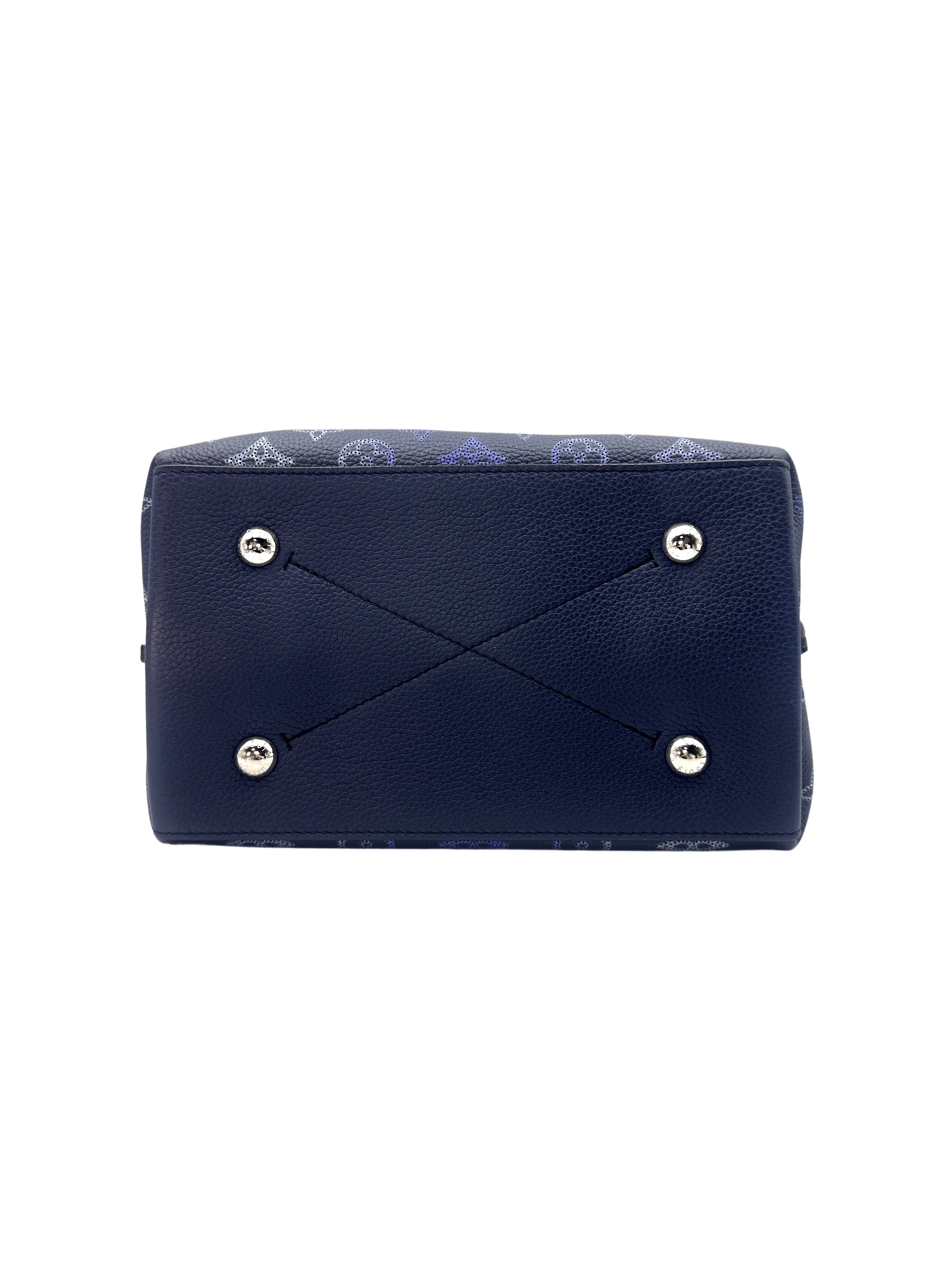 Louis Vuitton Monogram Blue Muria Bucket Handle Bag LV1749