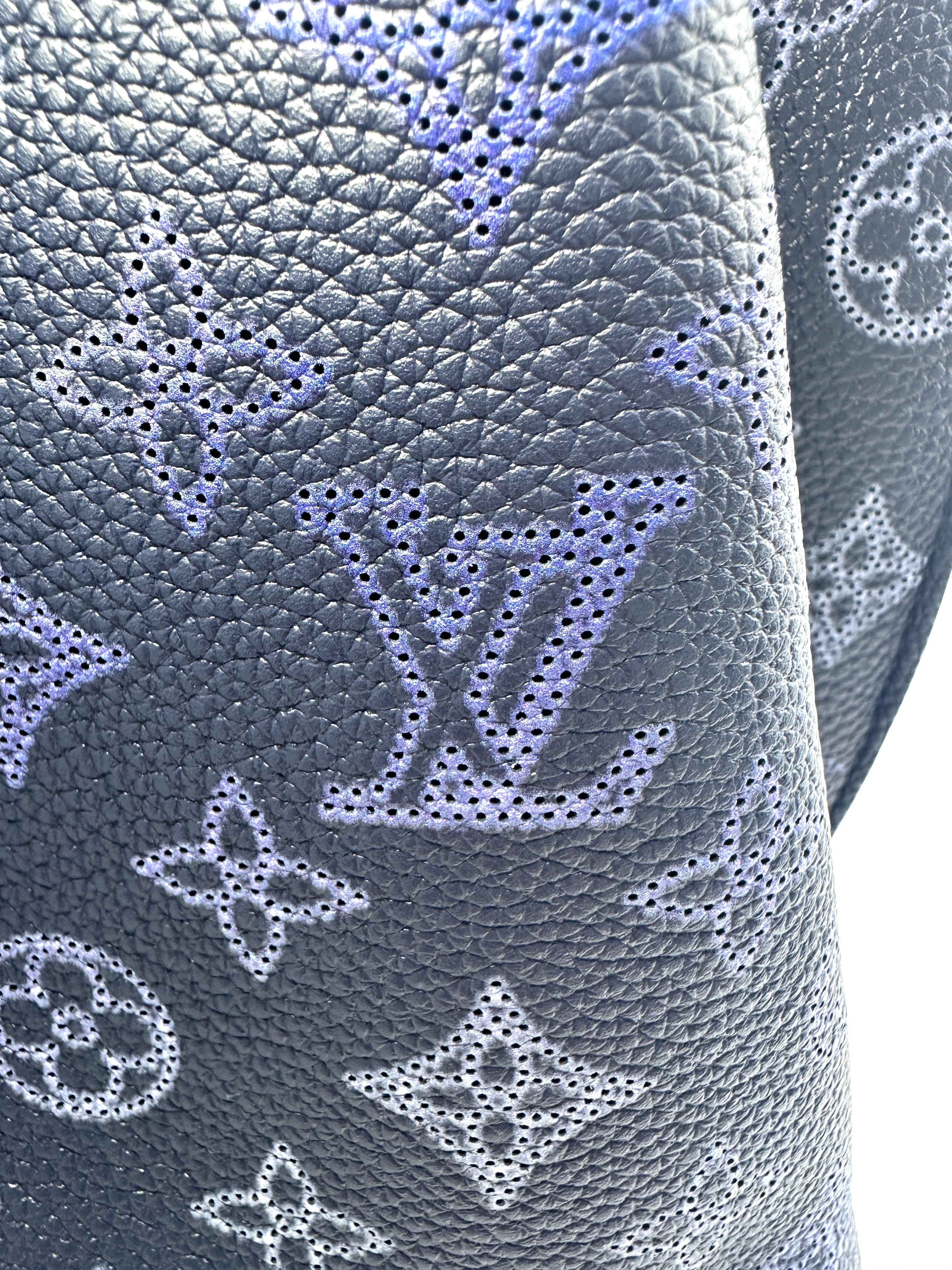 Louis Vuitton Monogram Blue Muria Bucket Handle Bag LV1749